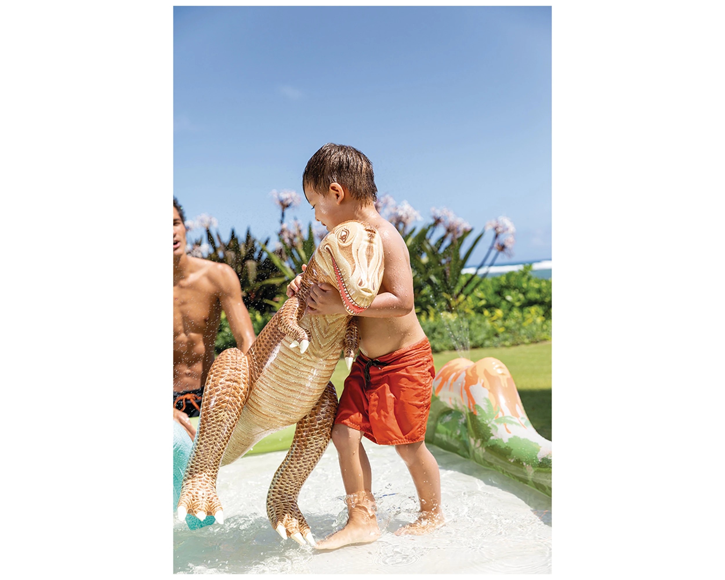 9 Intex Jurassic Adventure Inflatable Pool Play Center - Built-In Sprayer - Multi, 9 of 9