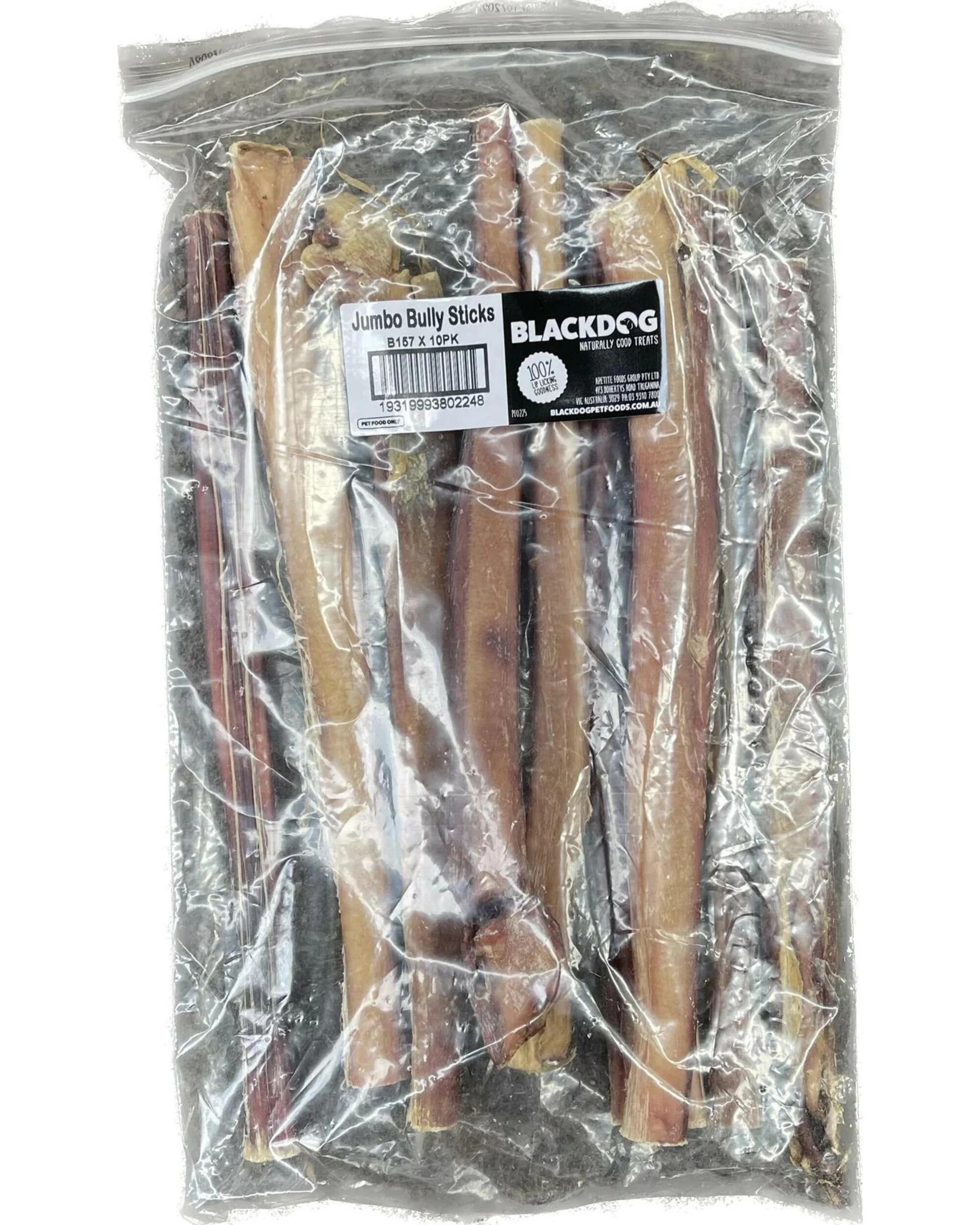 1 Black Dog Jumbo Bully Sticks 10pk, 1 of 1