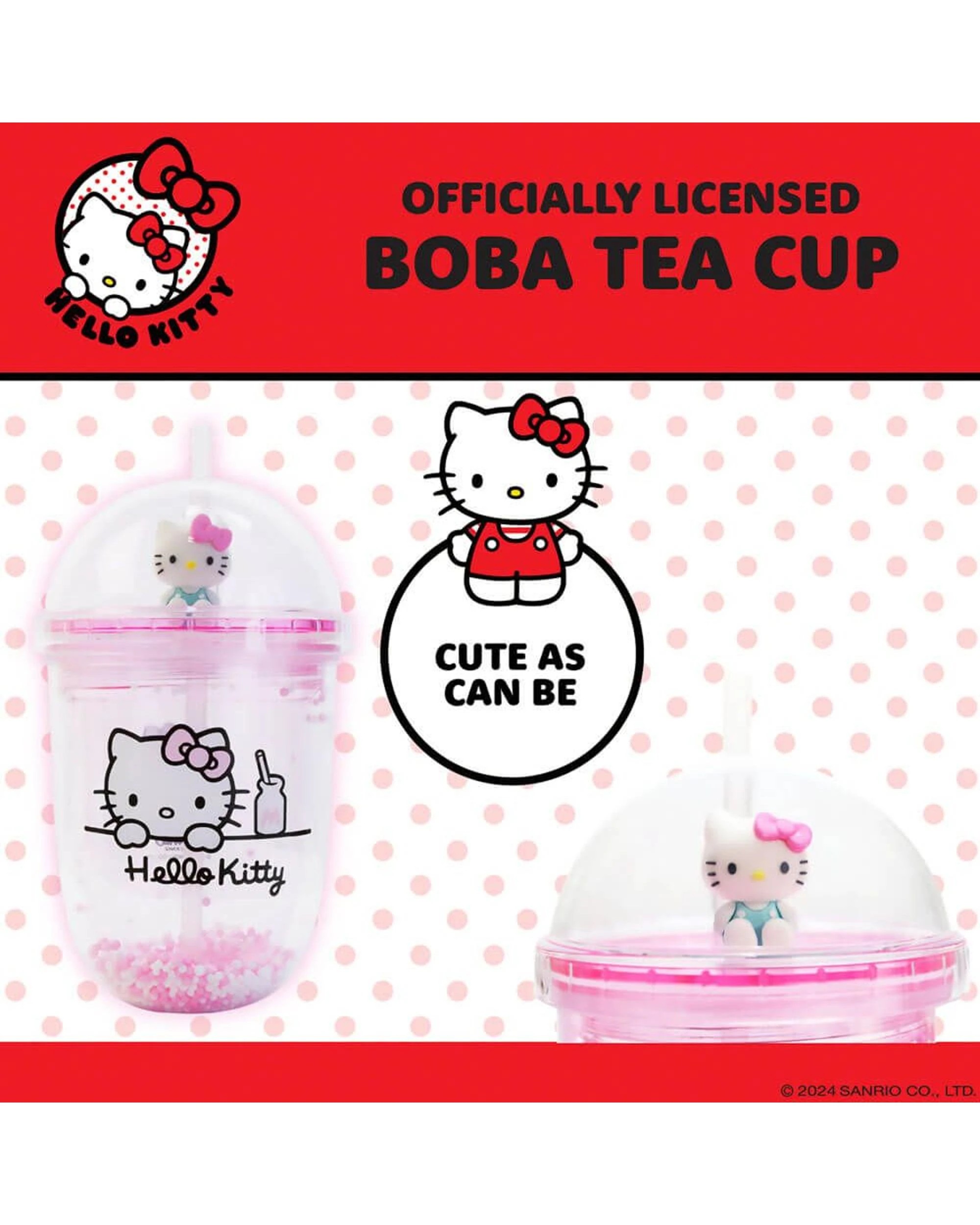 7 Hello Kitty and Friends Hello Kitty Boba Cup - Pink, 7 of 10