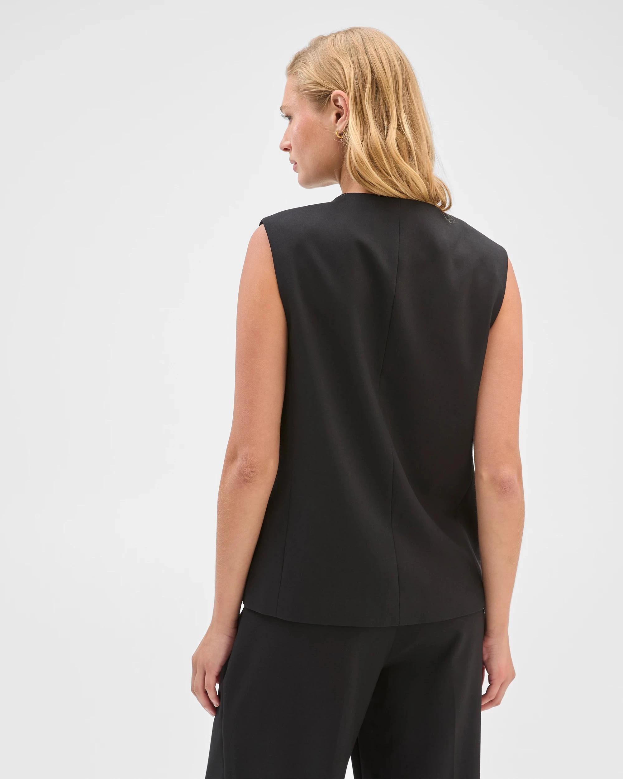 8 Preview Sleeveless Jacket BLACK, 8 of 8