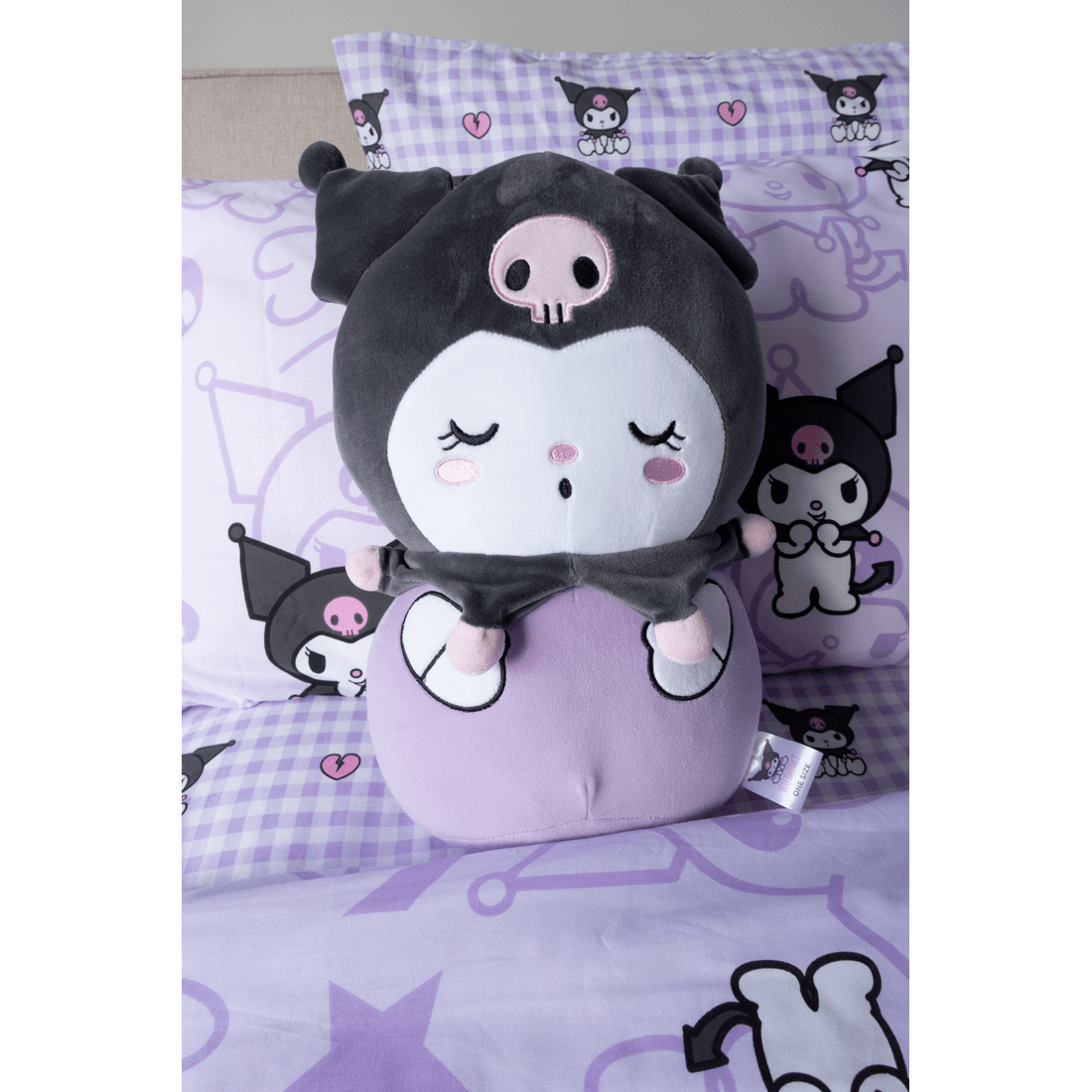 5 Hello Kitty Kuromi Blanket With Cushion
 - Purple, 5 of 5