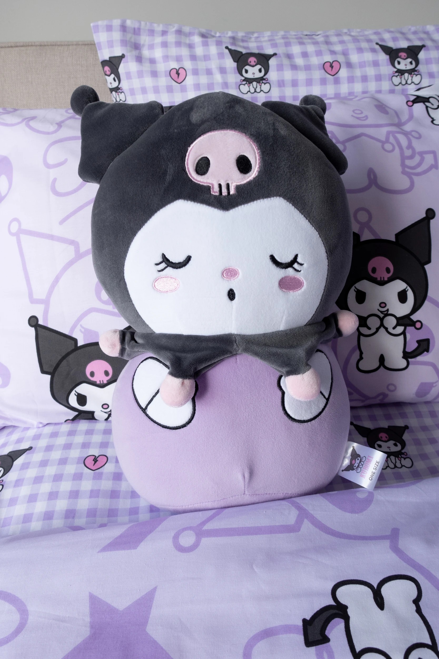 5 Hello Kitty Kuromi Blanket With Cushion
 - Purple, 5 of 5