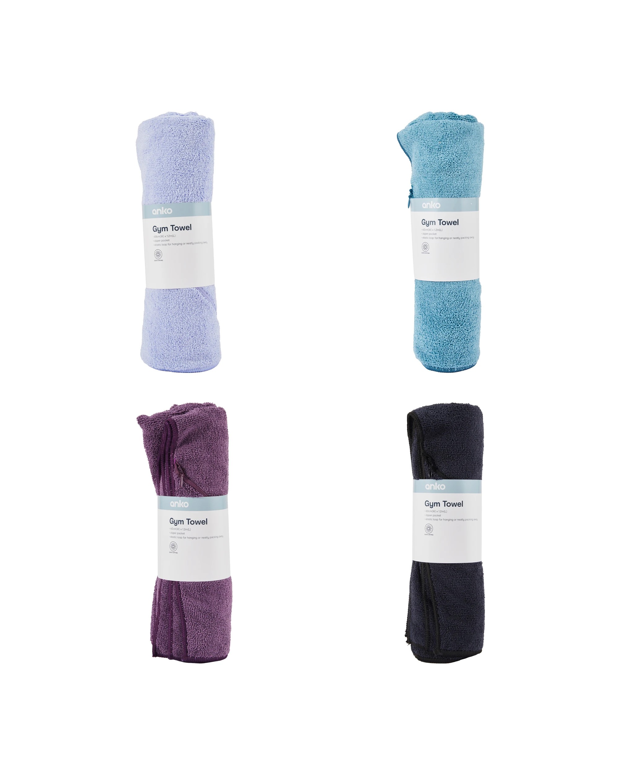 7 Gym Towel - Assorted, 7 of 7