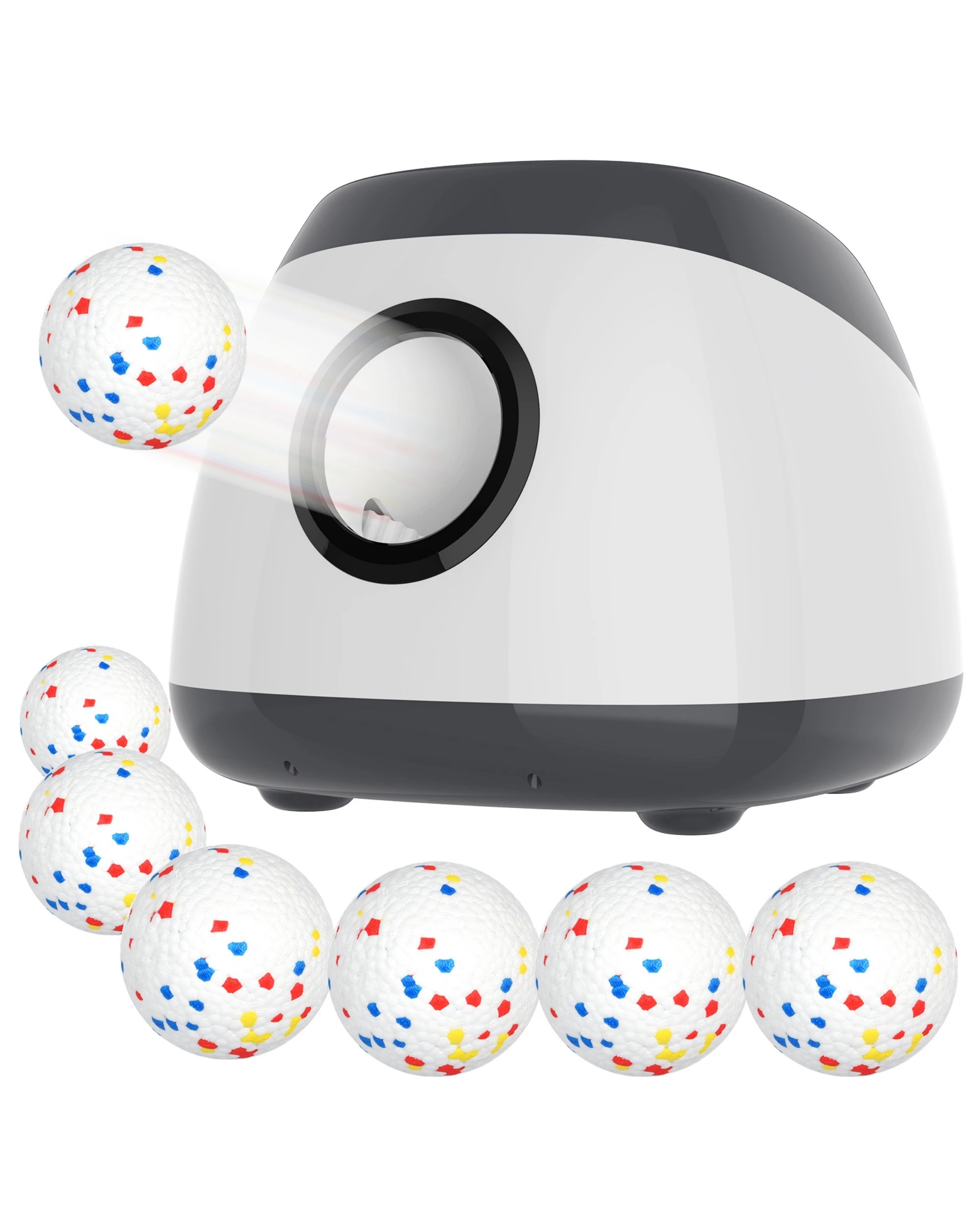 1 Advwin Automatic Dog Ball Launcher 6 Balls, 1 of 8