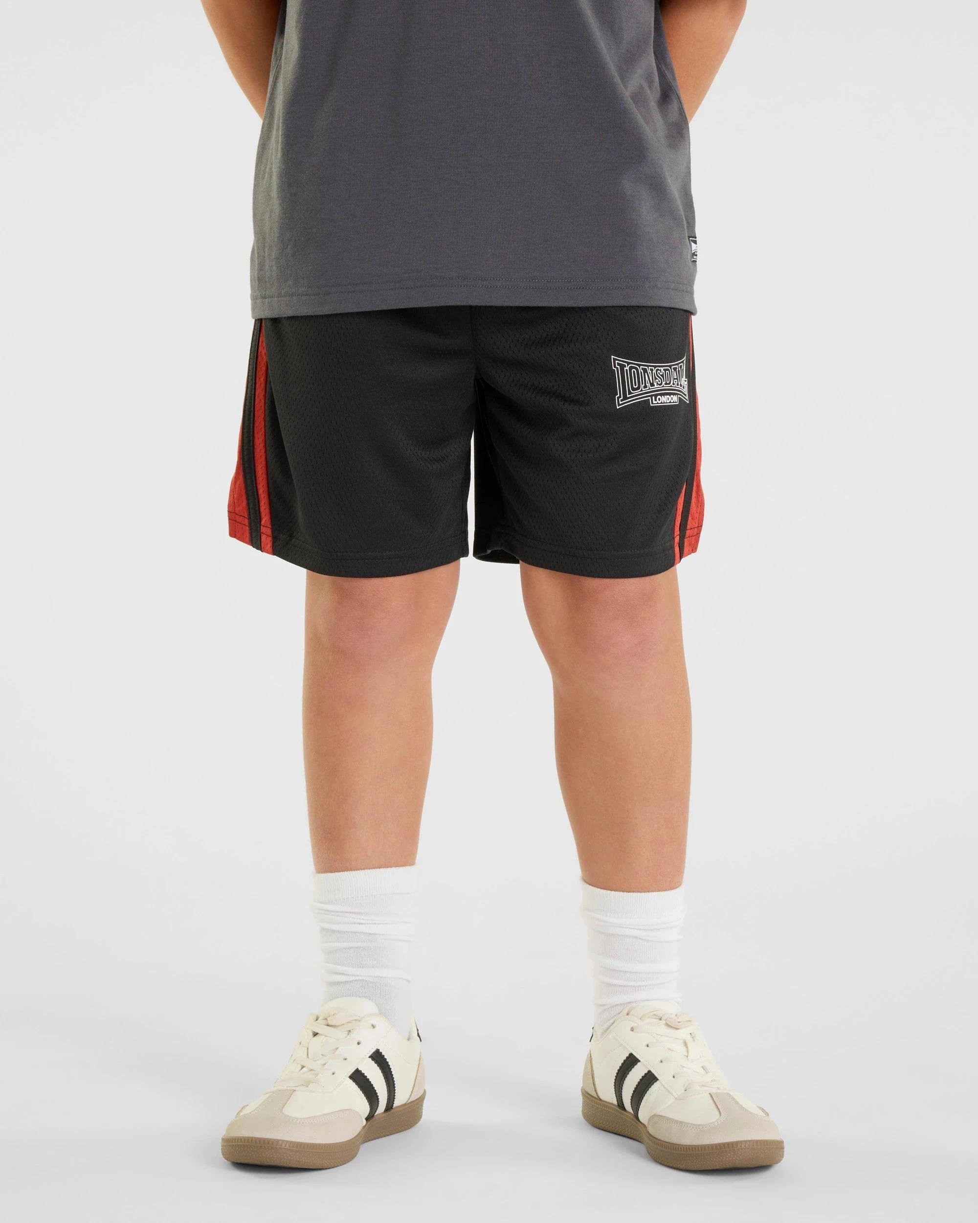 1 Mesh Shorts - Lonsdale London - Black BLACK, 1 of 4