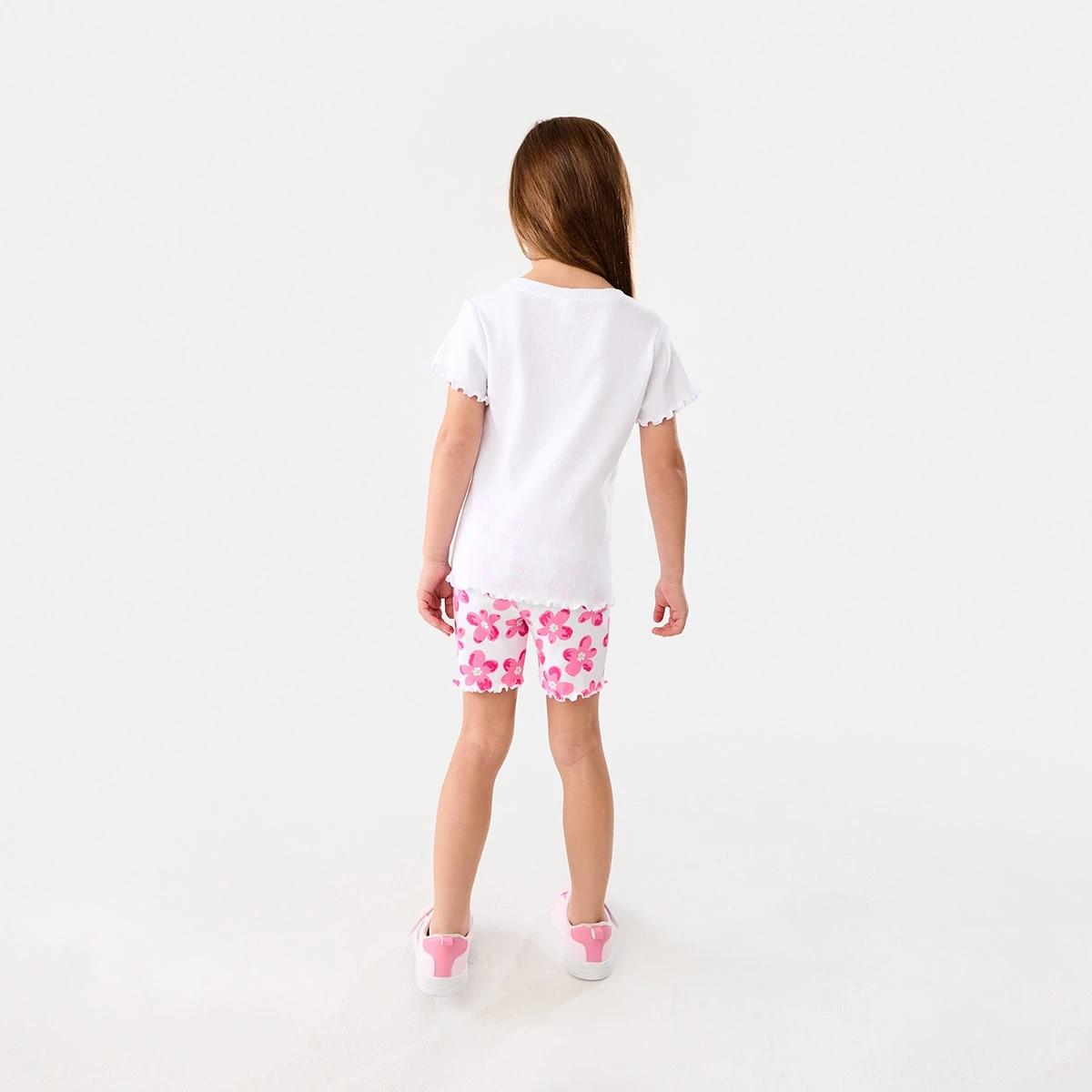 6 Short Sleeve Rib T-shirt White, 6 of 8