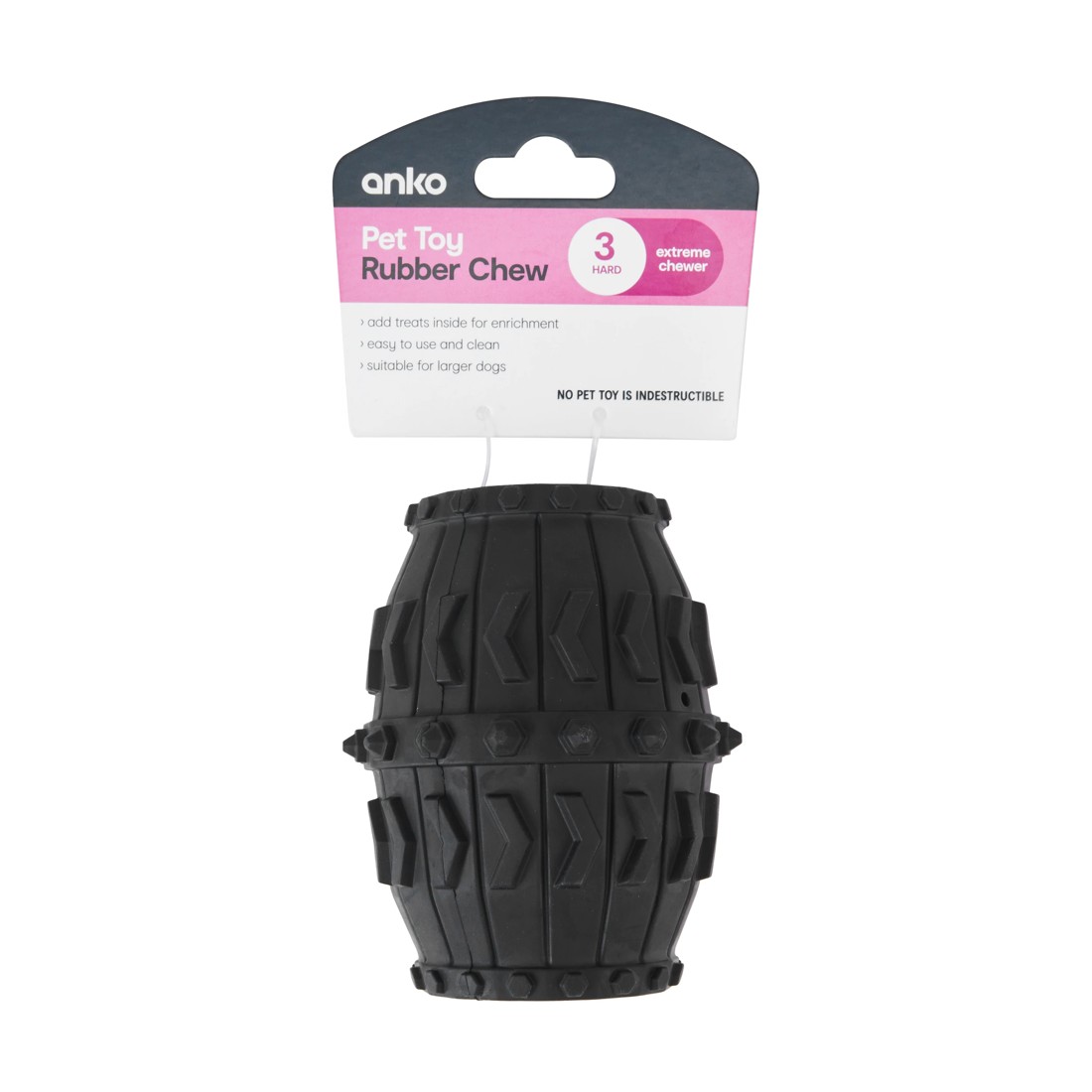 4 Pet Toy Rubber Chew - Small/Medium, 4 of 5