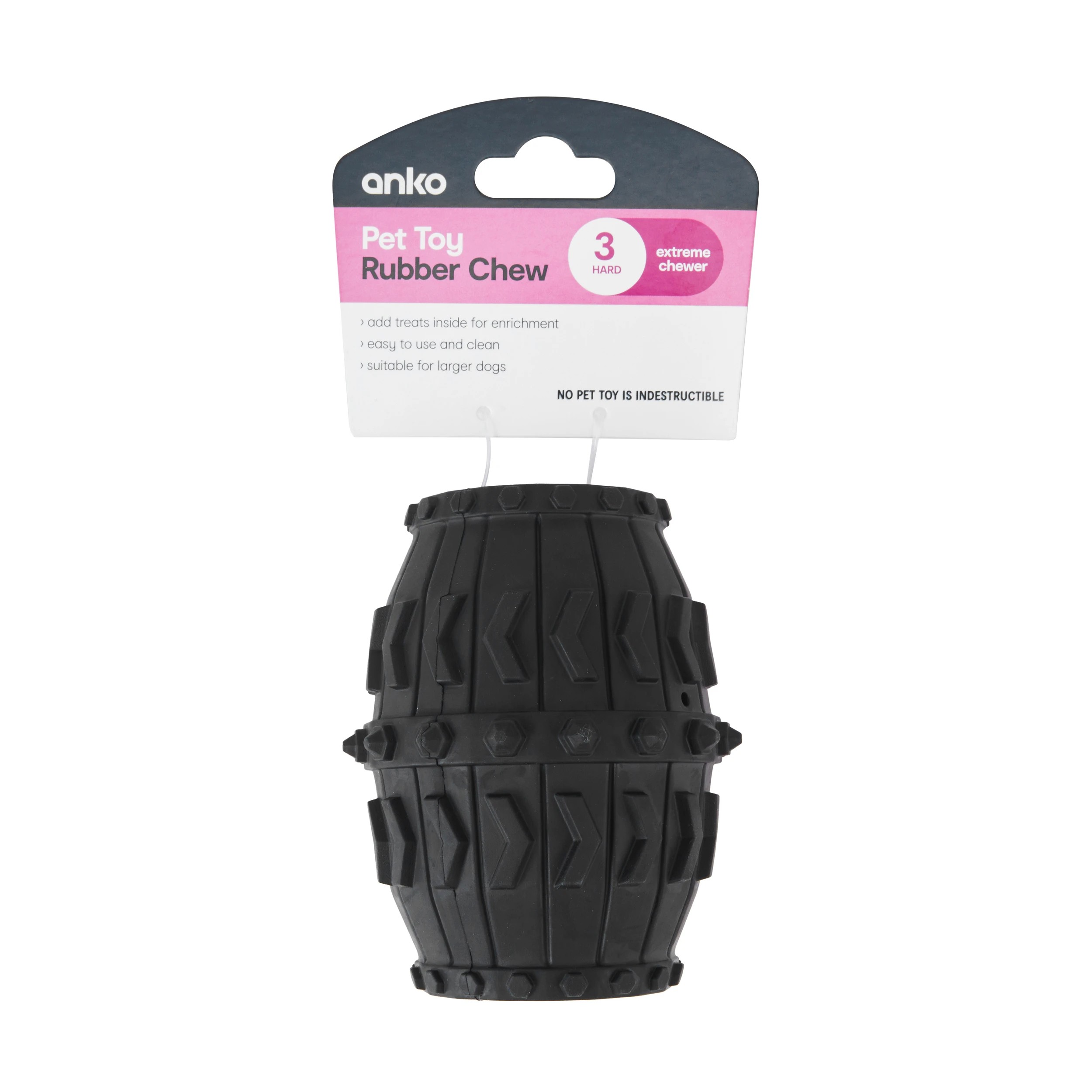 4 Pet Toy Rubber Chew - Small/Medium, 4 of 5