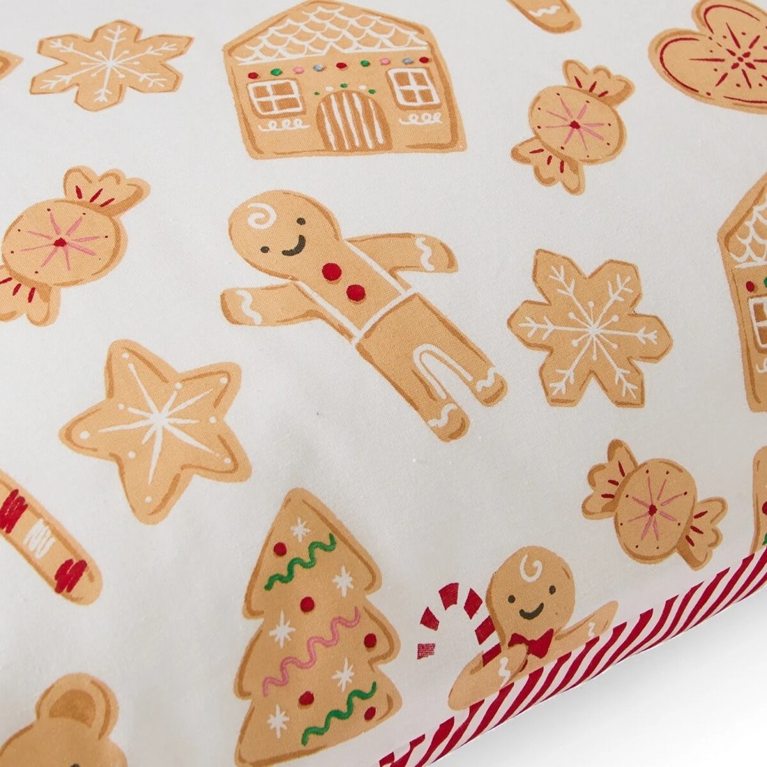 3 Gingerbread Cotton Rich Pillowcase, 3 of 5
