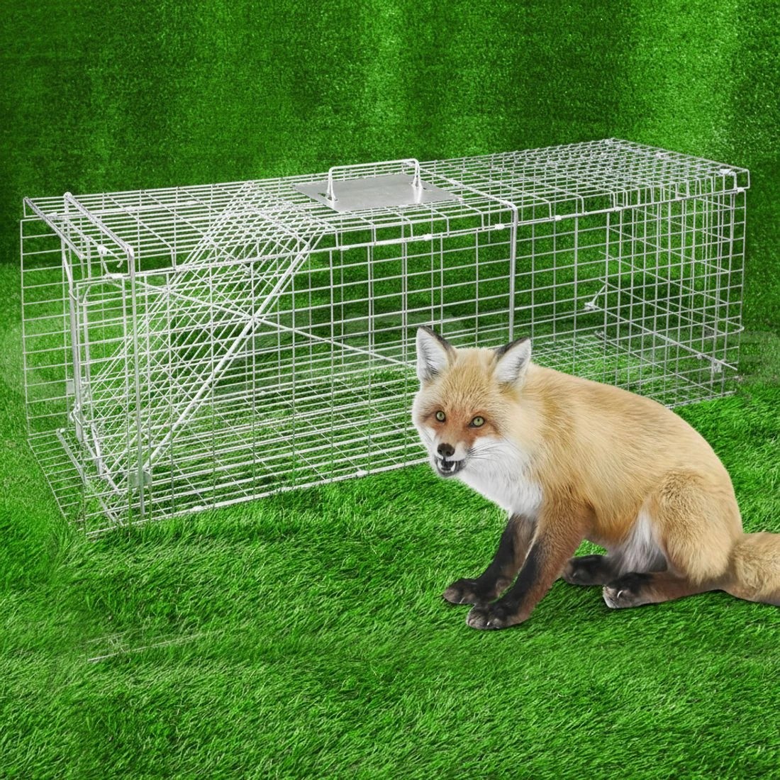 6 Gardeon Animal Trap Cage Possum - White, 6 of 6