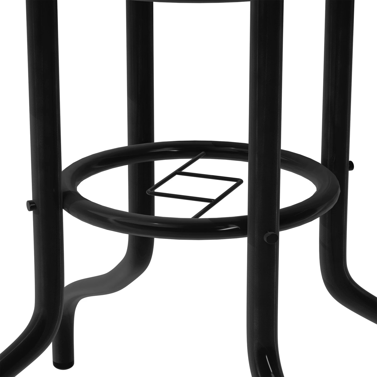 7 Alfordson Outdoor Furniture Patio Dining Table Garden 90CM Round Glass - Black, 7 of 10