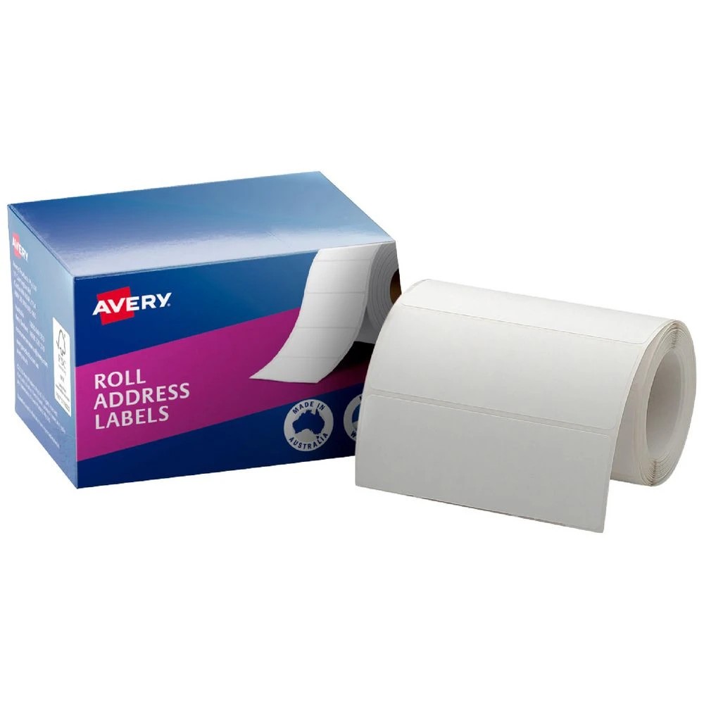 1 Avery Roll Address Labels 102 x 36mm 250 Pack, 1 of 1