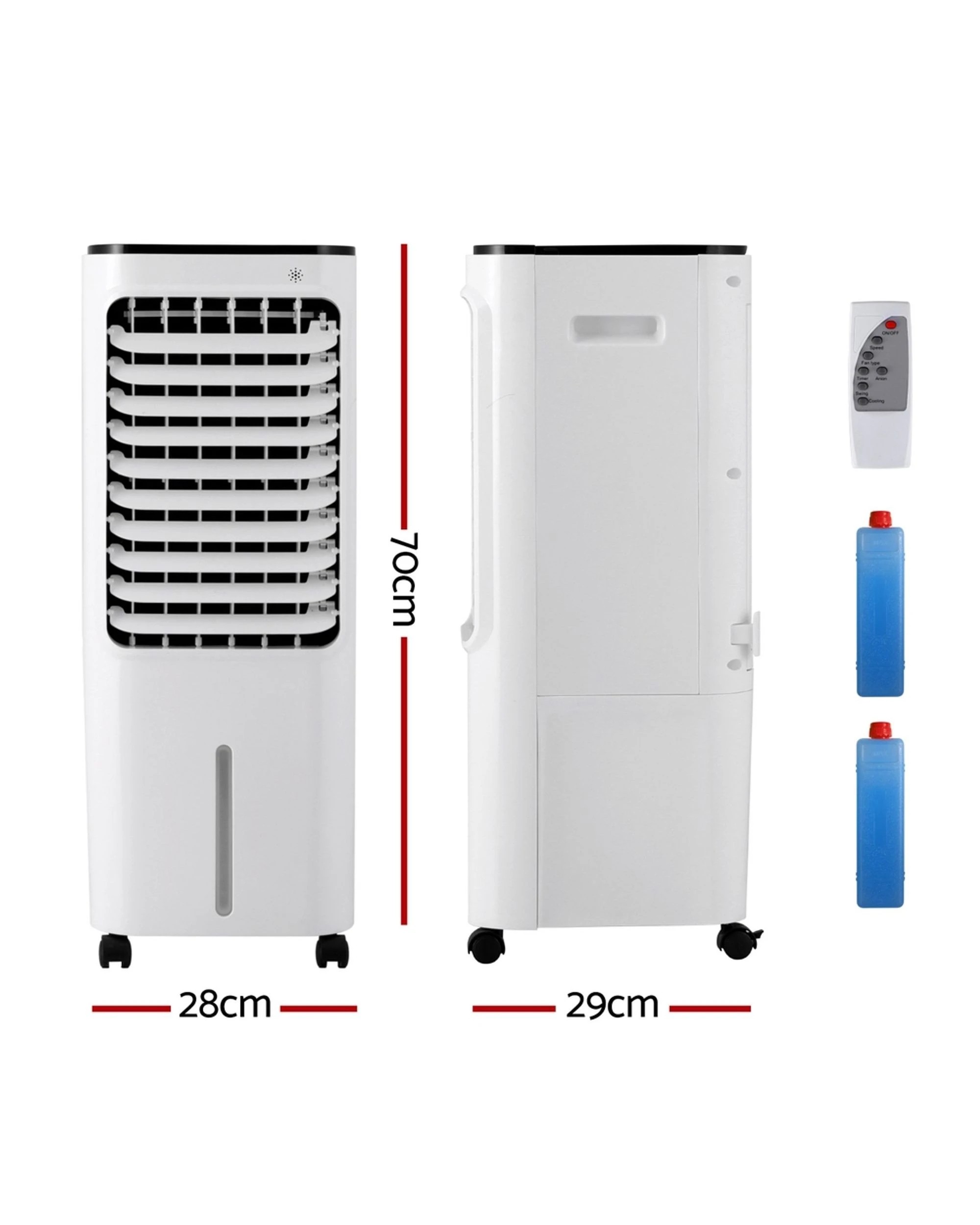 2 Devanti 12l Evaporative Air Cooler Conditioner
 - White, 2 of 3