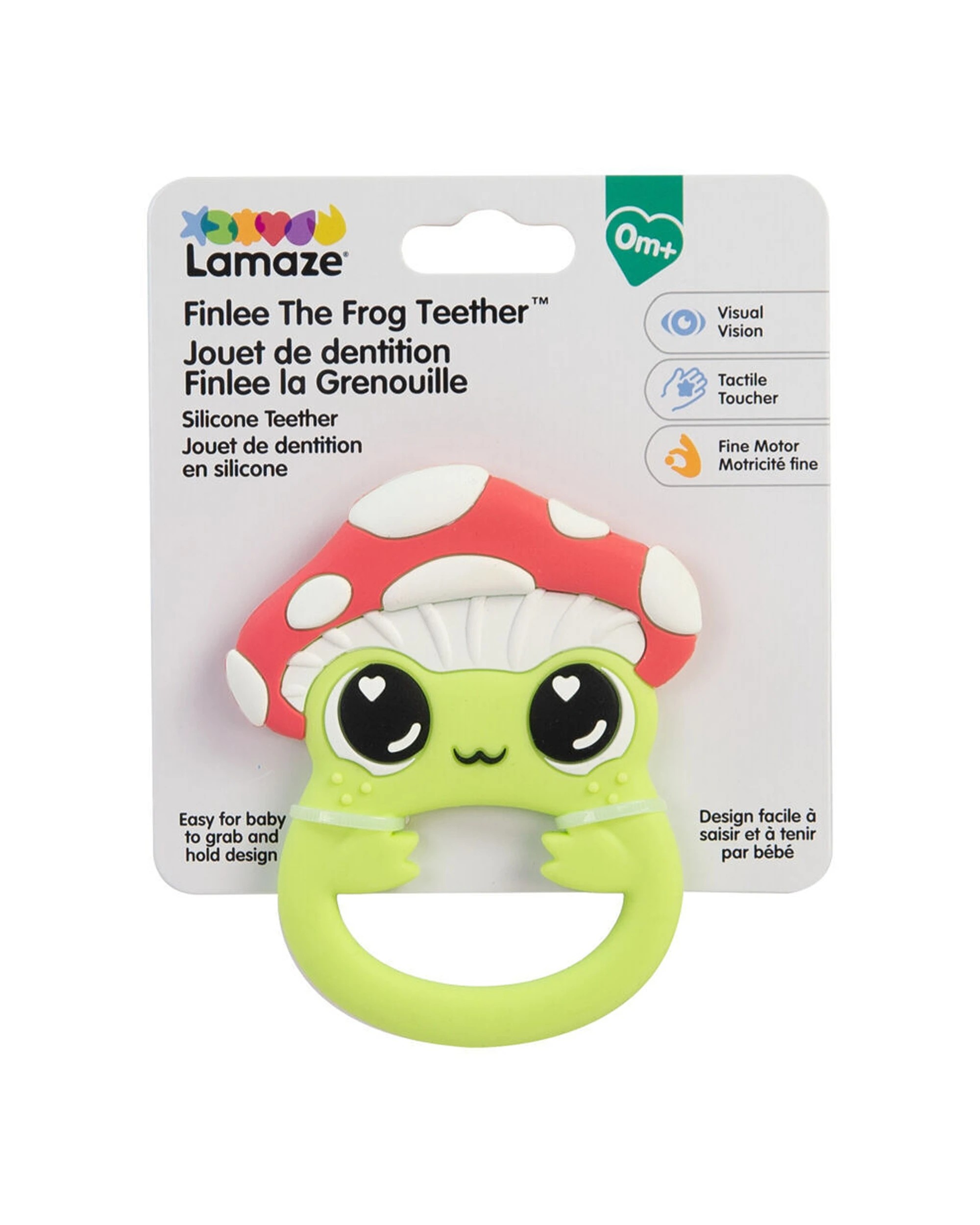 3 Lamaze 4PK Finlee The Frog Silicone Teether Newborn Baby Toddler - Multi, 3 of 8