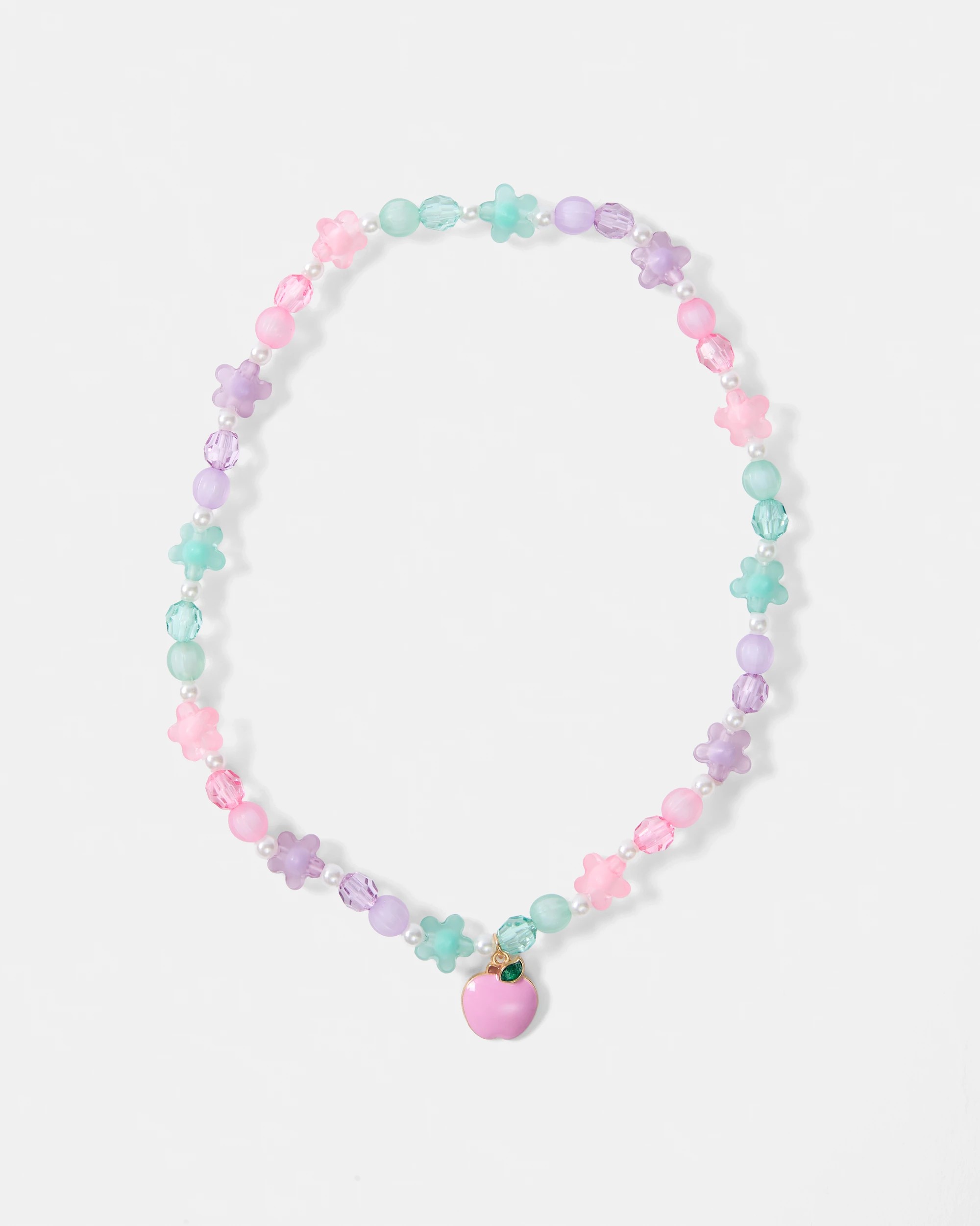 2 2 Pack Apple Necklace and Bracelet Set, 2 of 4