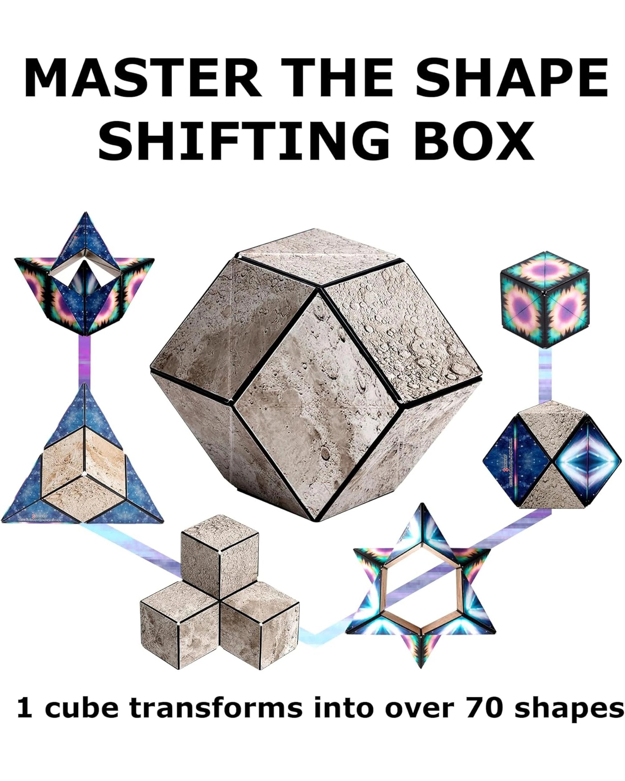3 Shashibo Shape Shifting Box - Moon, 3 of 6