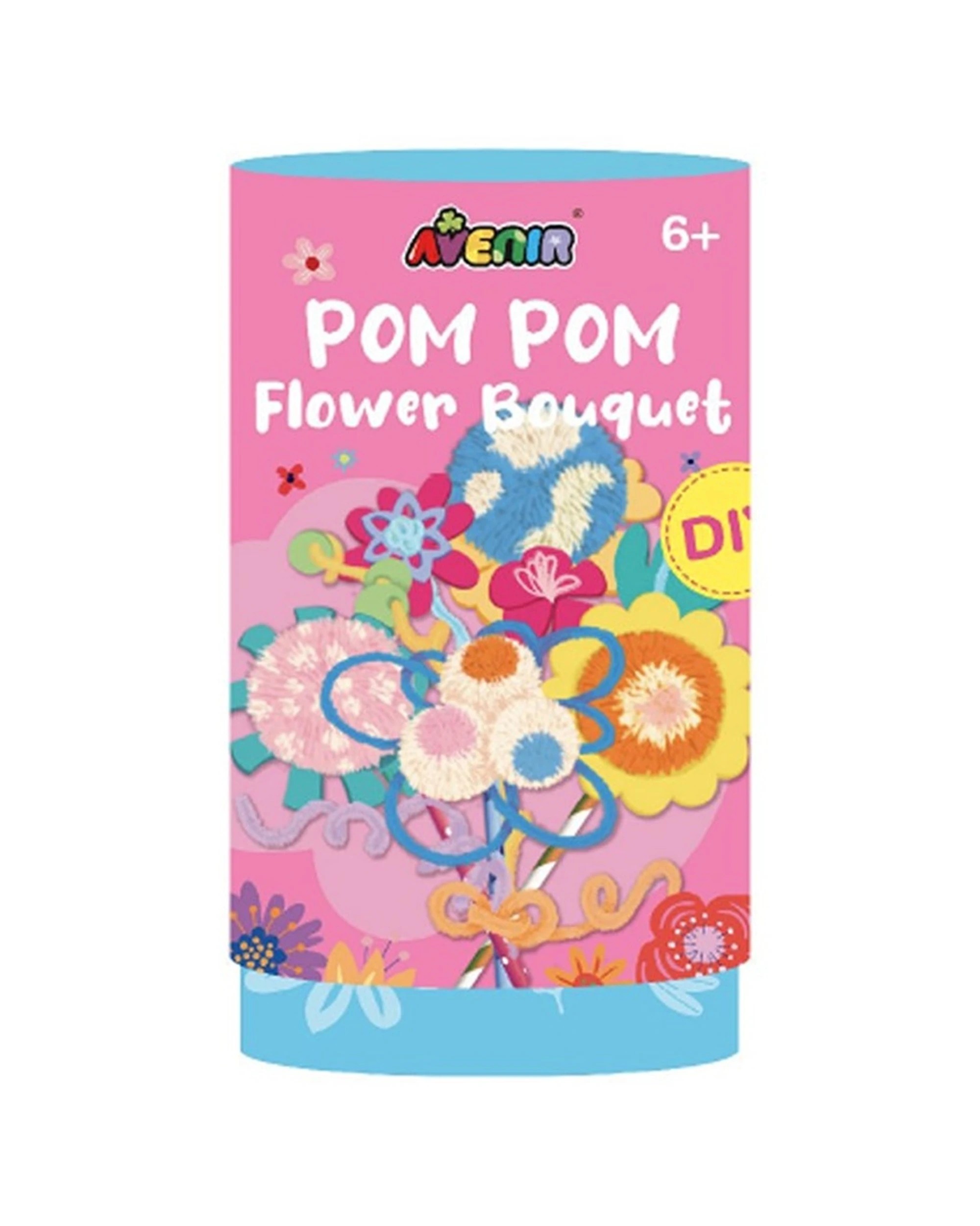 1 Avenir Pom Flowers Bouquet Art & Craft Toy Kids DIY Kit Creative Fun - Multi, 1 of 3