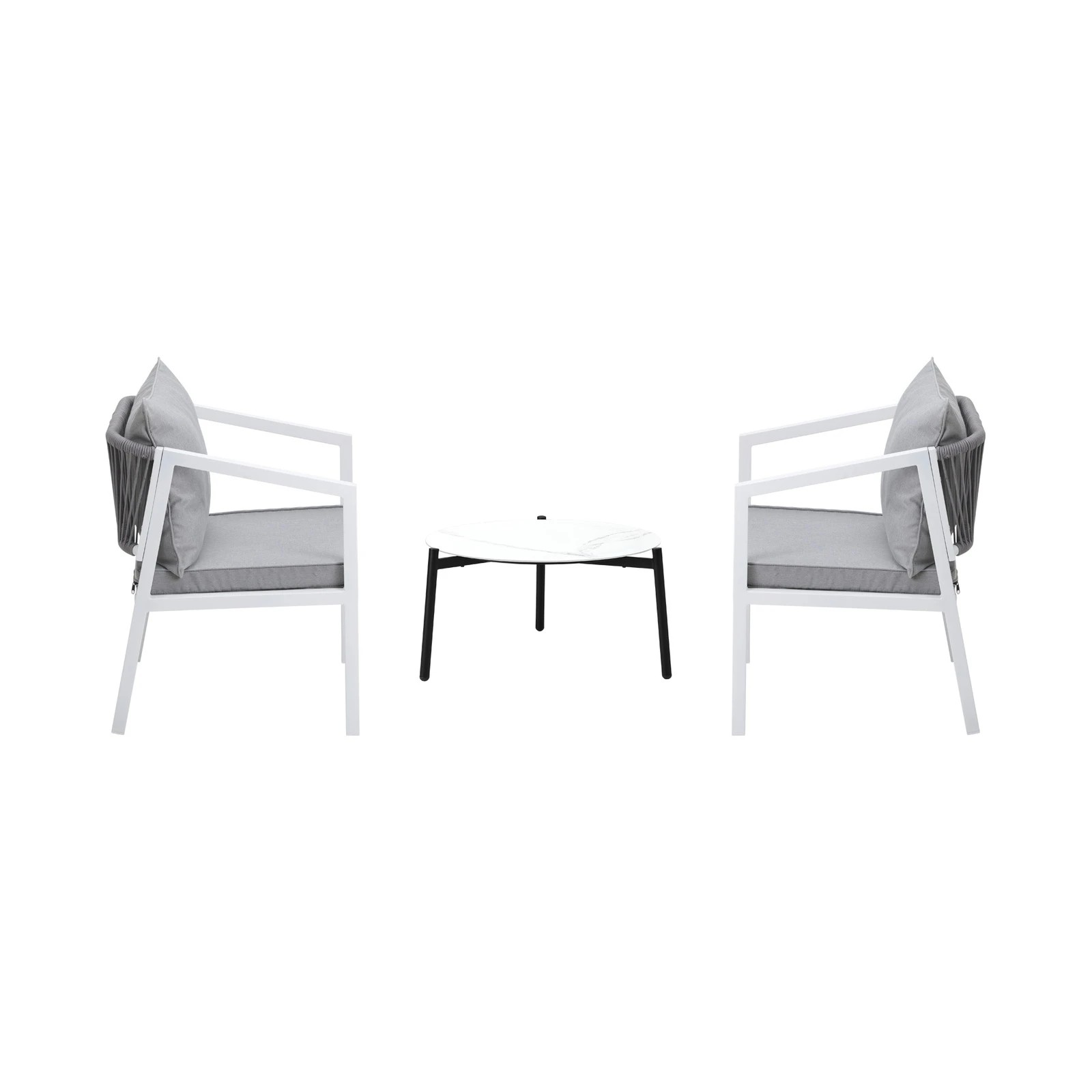 8 Livsip Outdoor Patio Setting 3pcs Furniture Lounge Set 50cm Coffee Table
 - Multi, 8 of 10