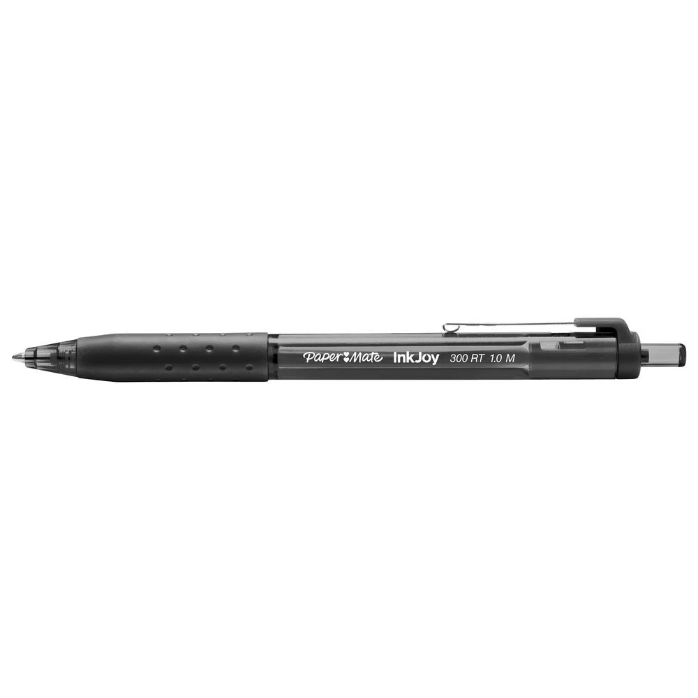 2 Paper Mate InkJoy 300RT Ballpoint Pens Black 24 Pack, 2 of 5