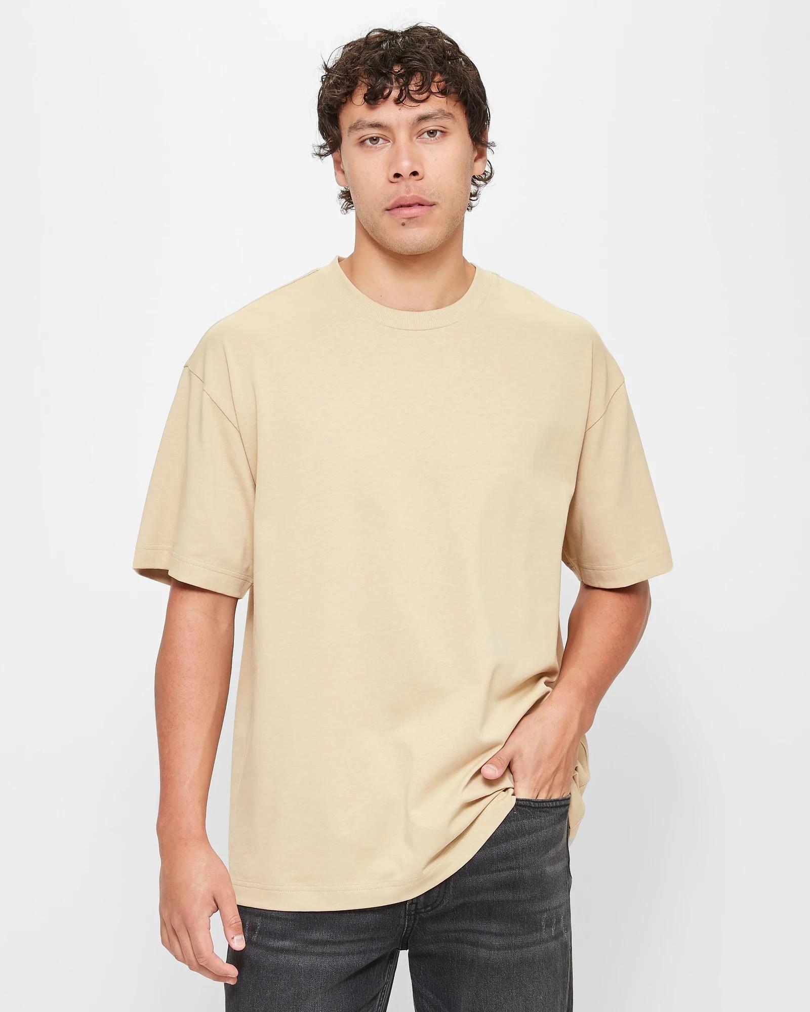 1 Commons Heavy Oversized T-Shirt STONE, 1 of 5