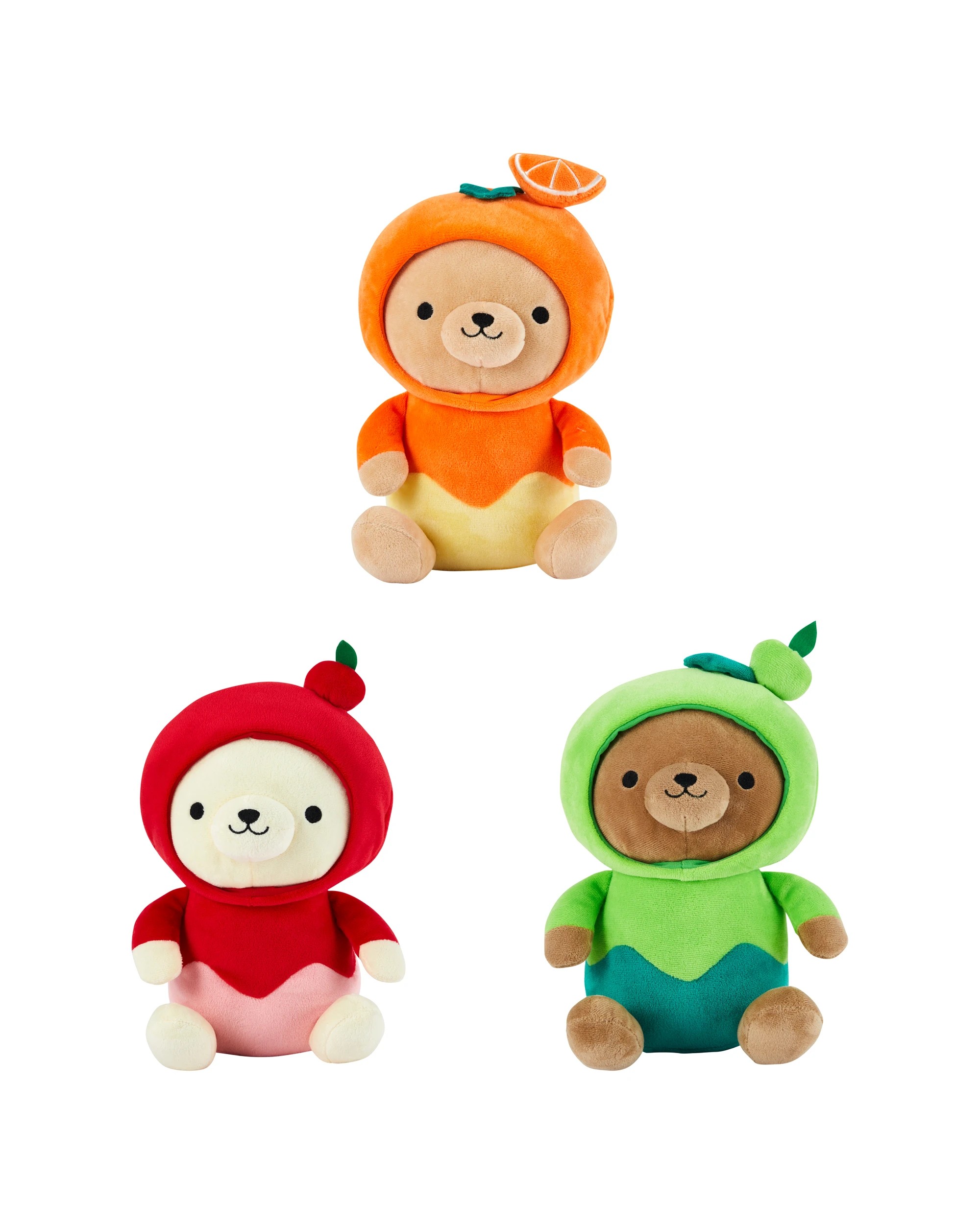 1 Hoodie Fruit Bear Plush Toy - Assorted, 1 of 3