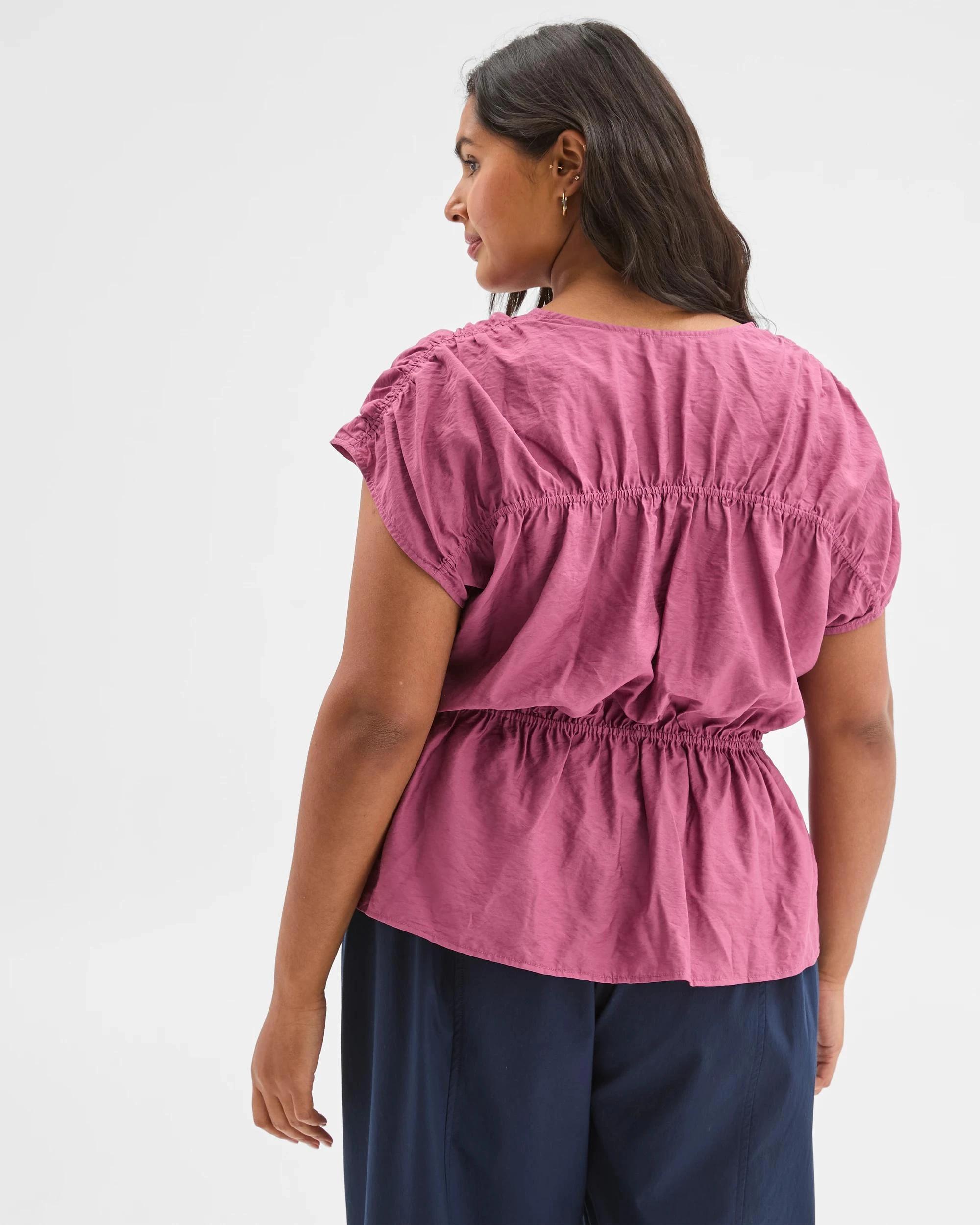 2 Target Plus Size Channel Tie Top DAMSON, 2 of 4