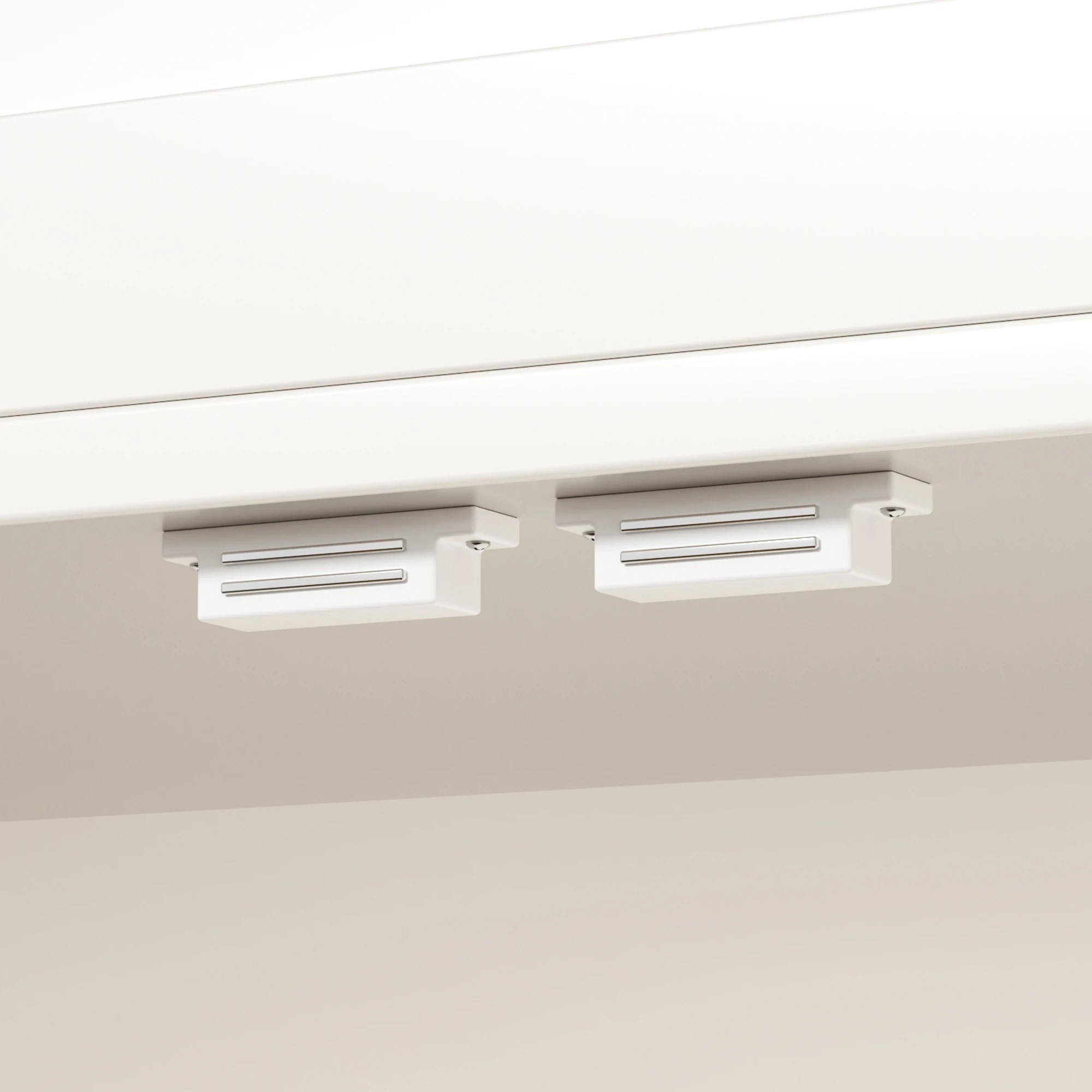 6 Advwin LED Farmhouse Sideboard Buffet Cabinet with 1 Drawer 2 Barn Doors - White, 6 of 10