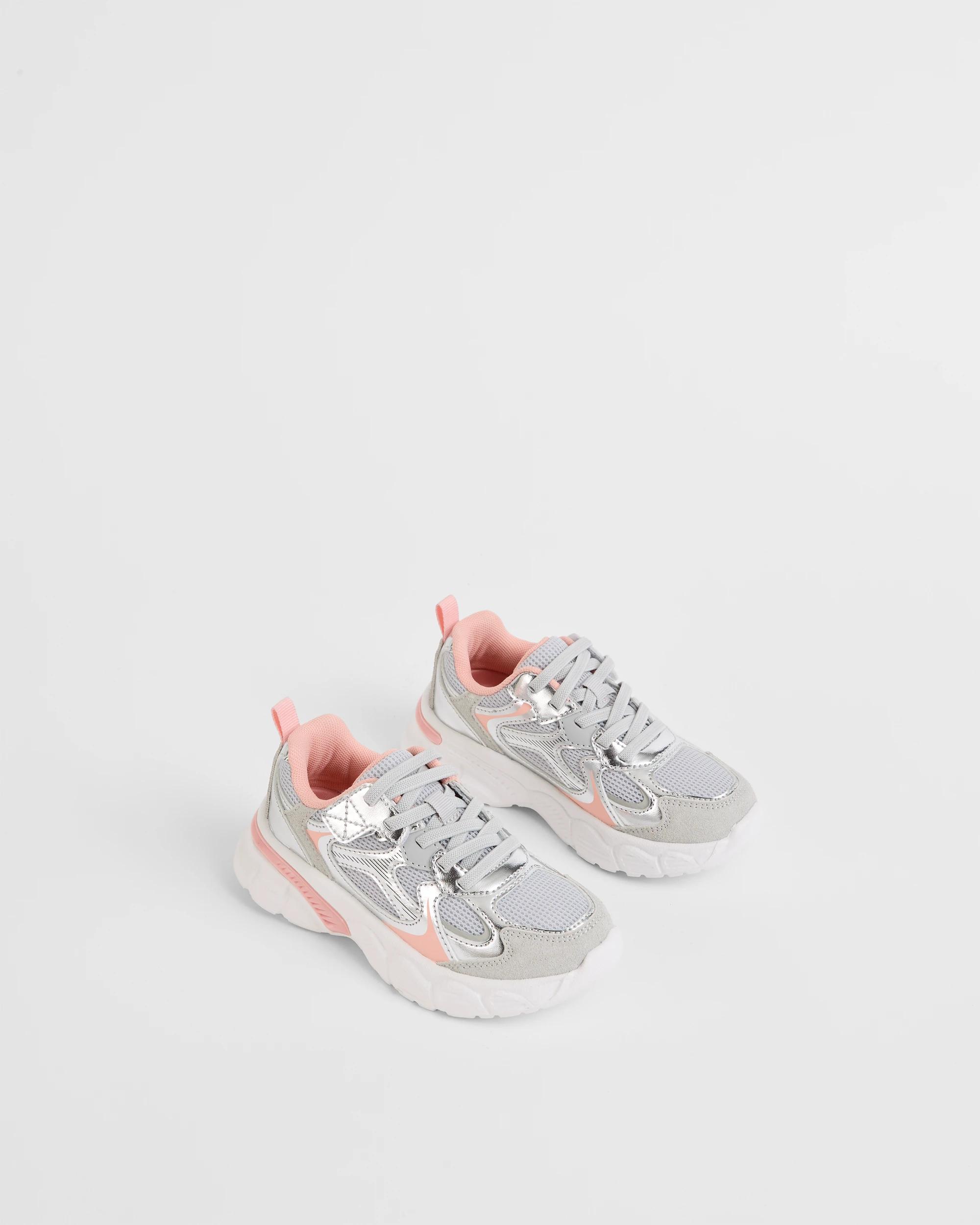 2 Target Kids Mesh Trend Sneakers GREY, 2 of 3