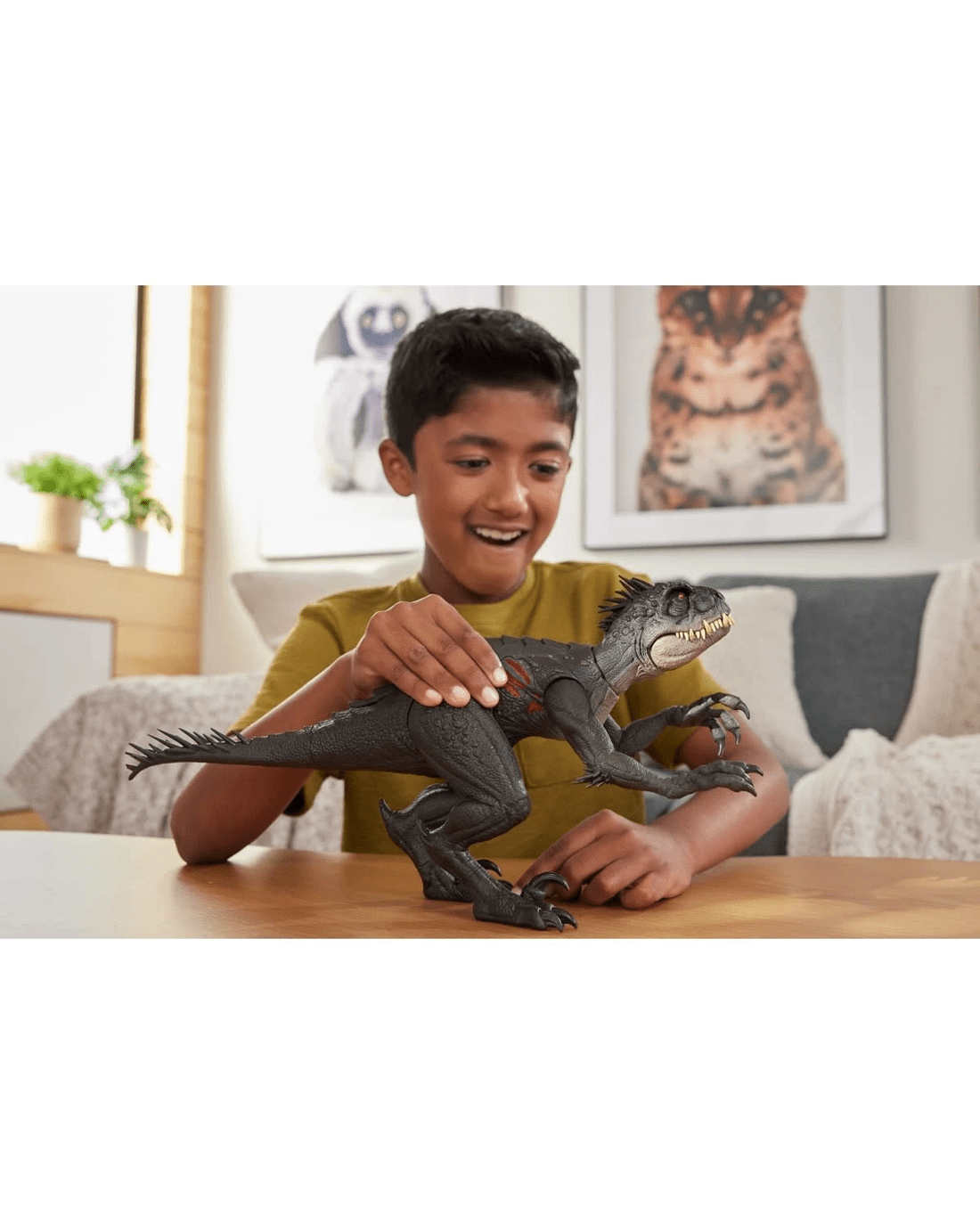 5 Jurassic World Ultimate Damage Scorpios Rex Dinosaur Figure, 5 of 6