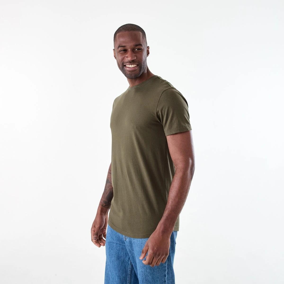 2 Australian Grown Cotton Longline T-shirt BEETLE, 2 of 6