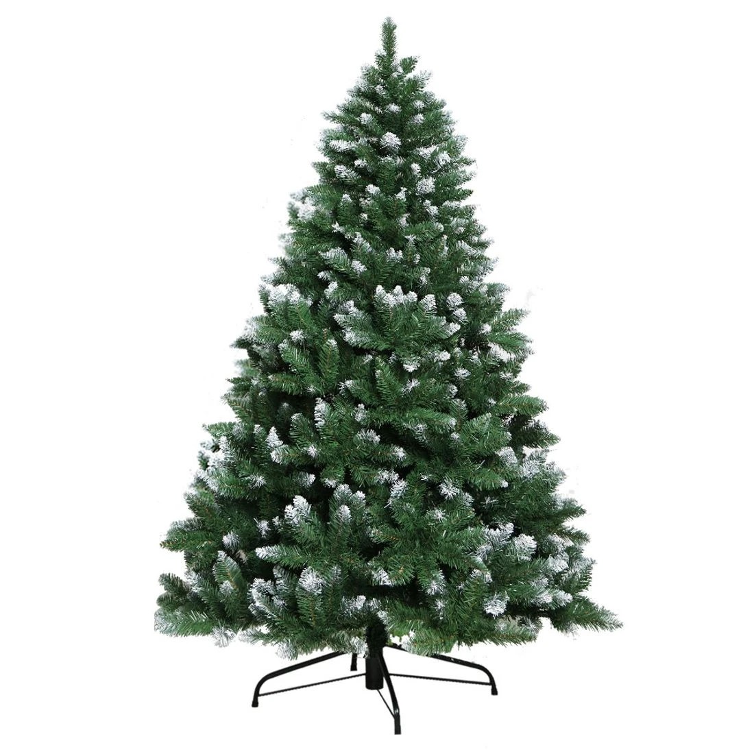 3 Jingle Jollys Christmas Tree 1.8m Snowy Xmas Tree Decoration 650 Tips Lush Foliage Sturdy Stand Easy Assembly - Green, 3 of 8