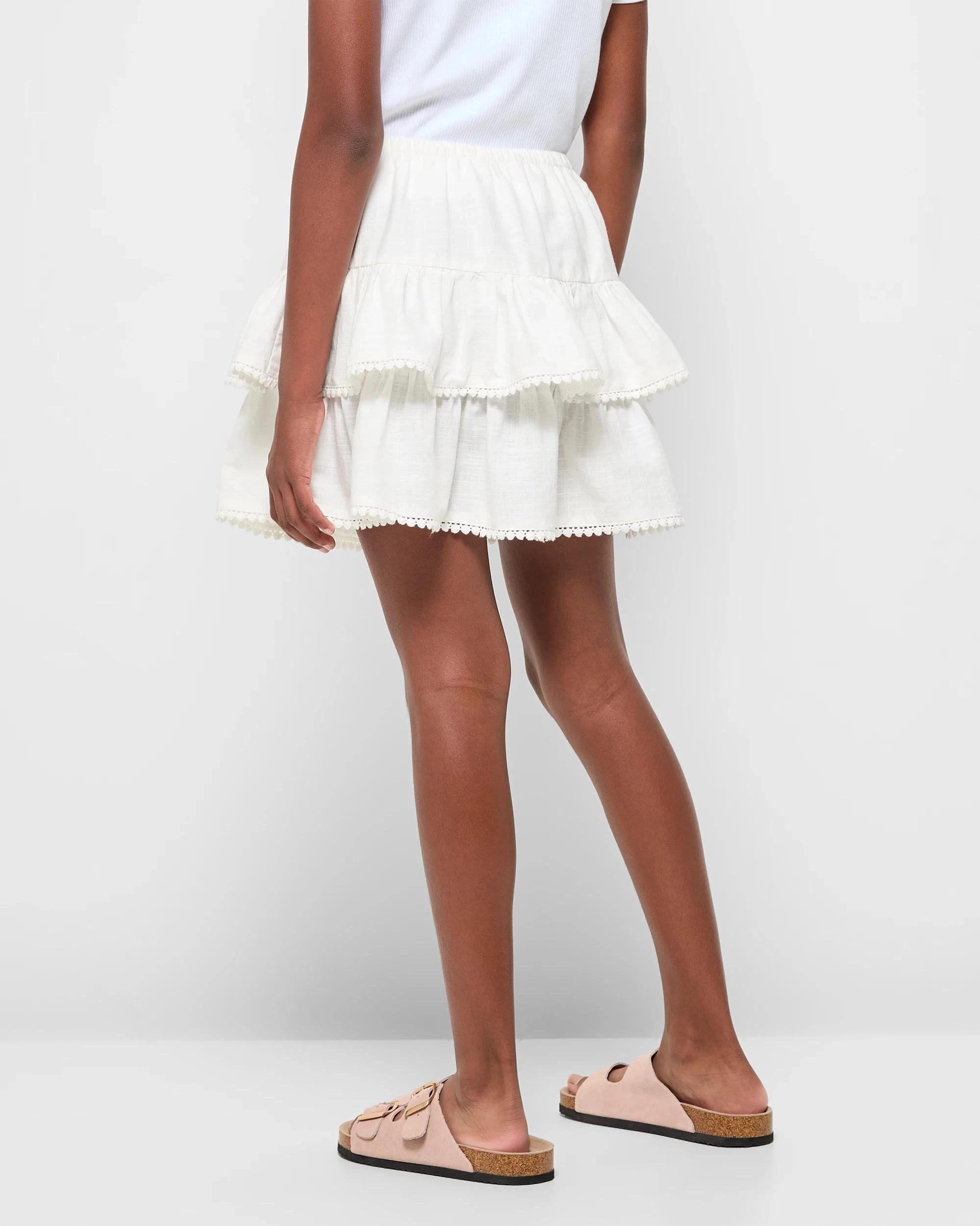 3 Target Ruffle Skirt CREAM, 3 of 5