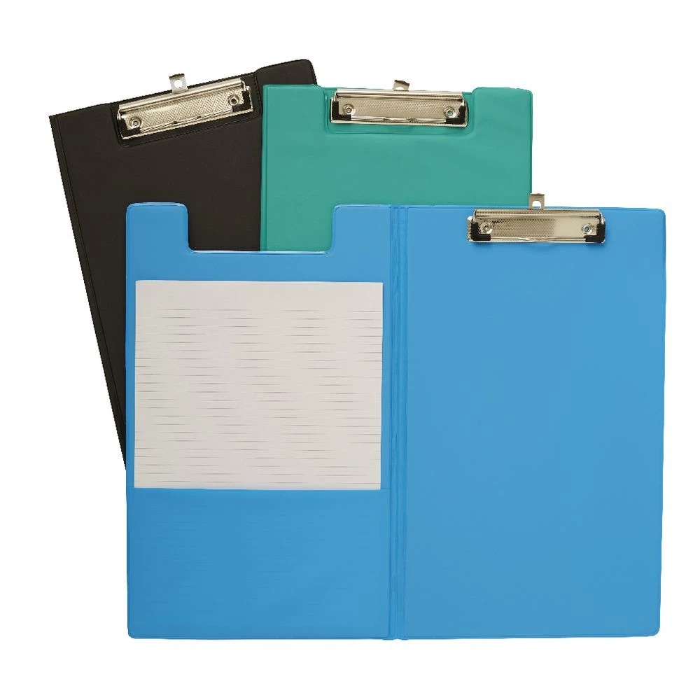 3 J.Burrows Foolscap Clipfolder PE Black, 3 of 5