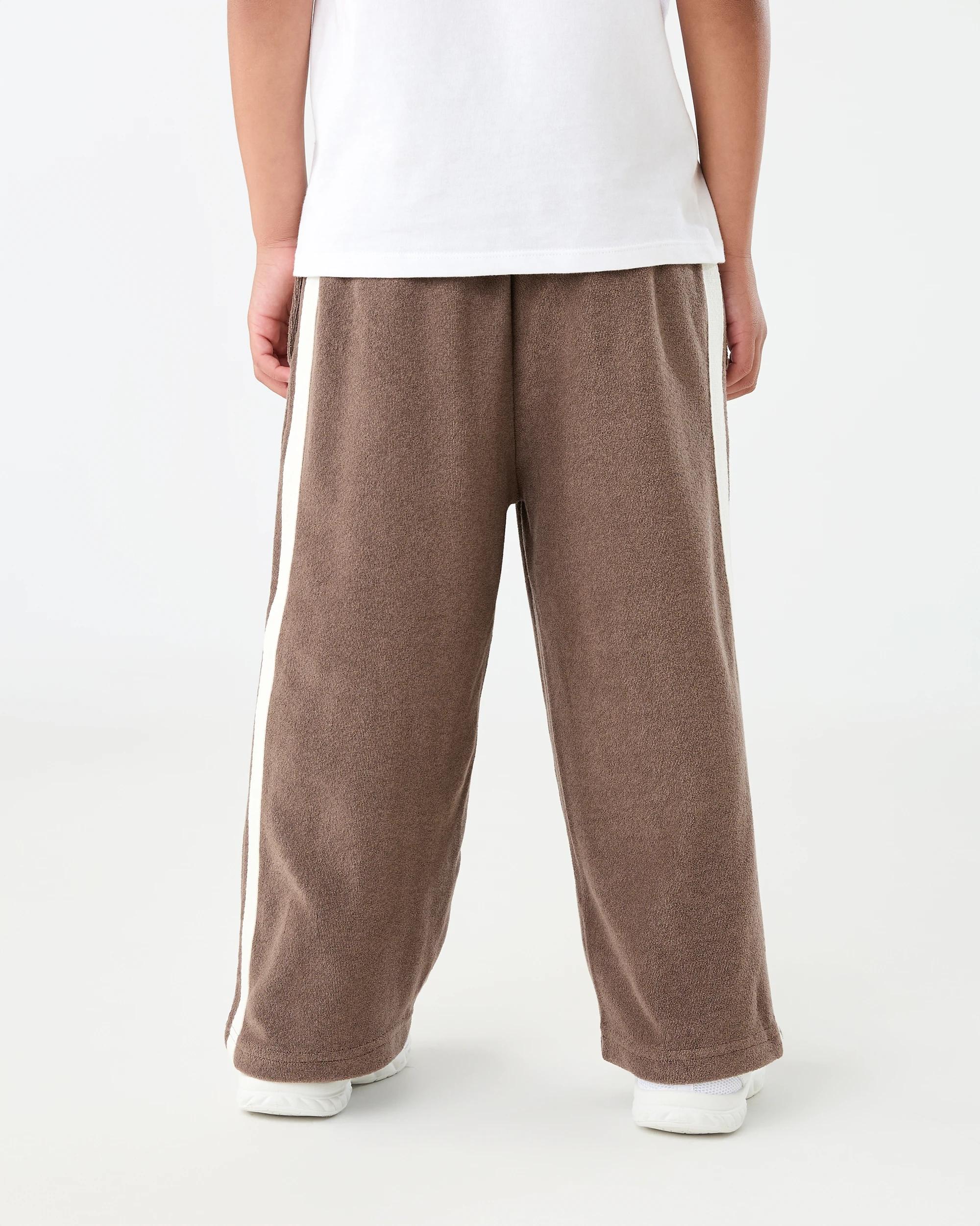 2 Terry Towelling Trackpants MLKY BRWN, 2 of 7