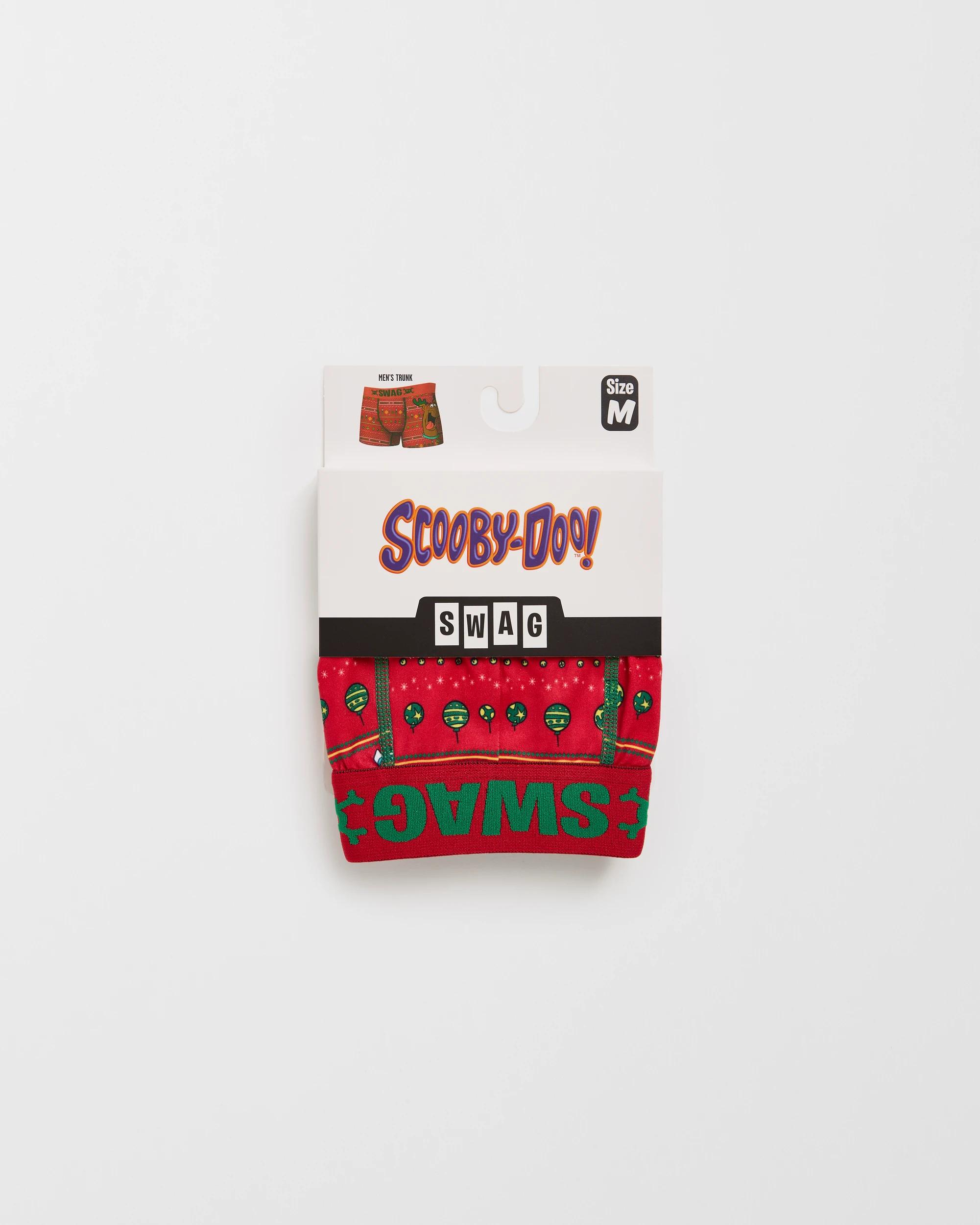 4 Swag Licensed Trunks - Scooby Doo Christmas RED, 4 of 4