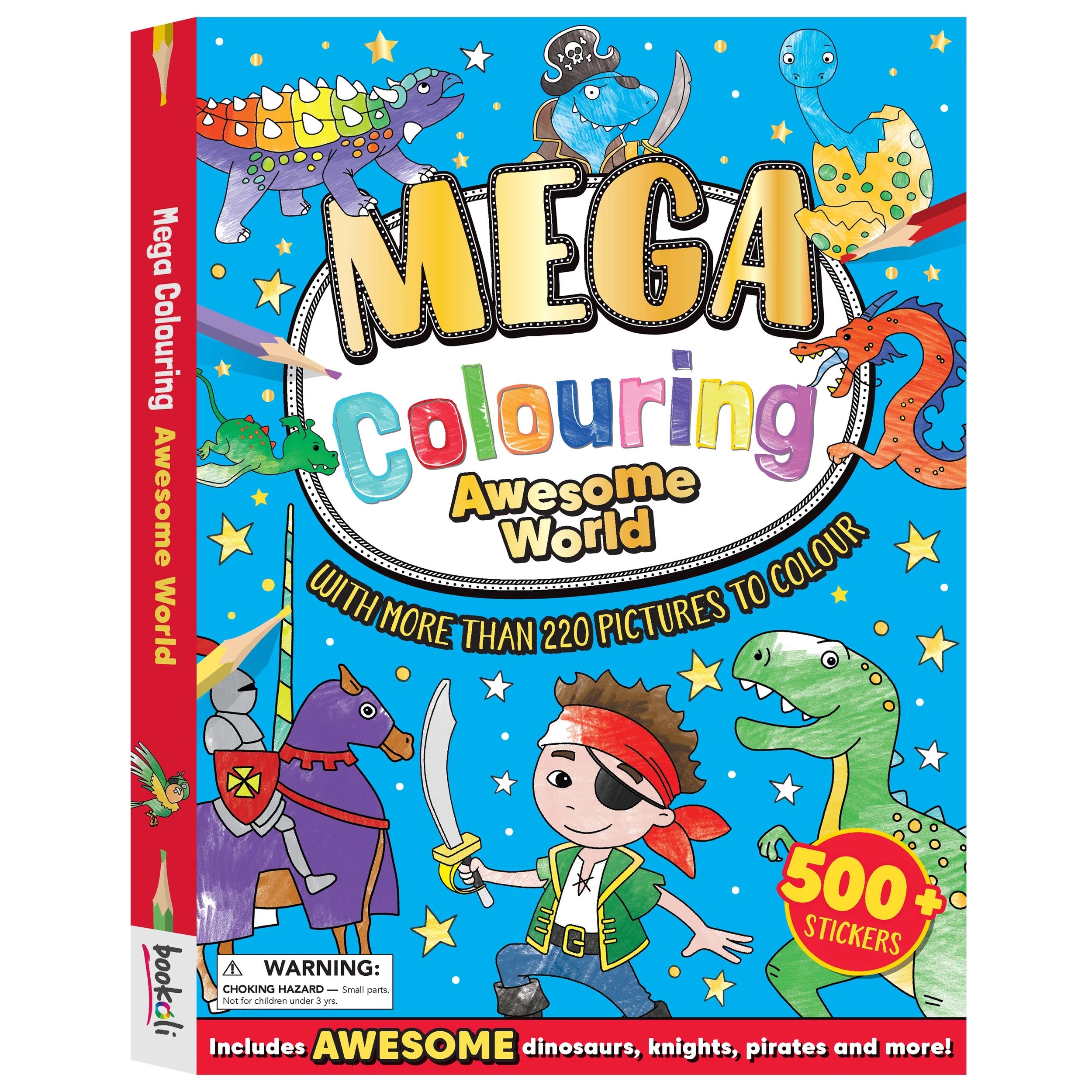 1 Mega Colouring: Awesome World by Jessica Secheret - Book, 1 of 5