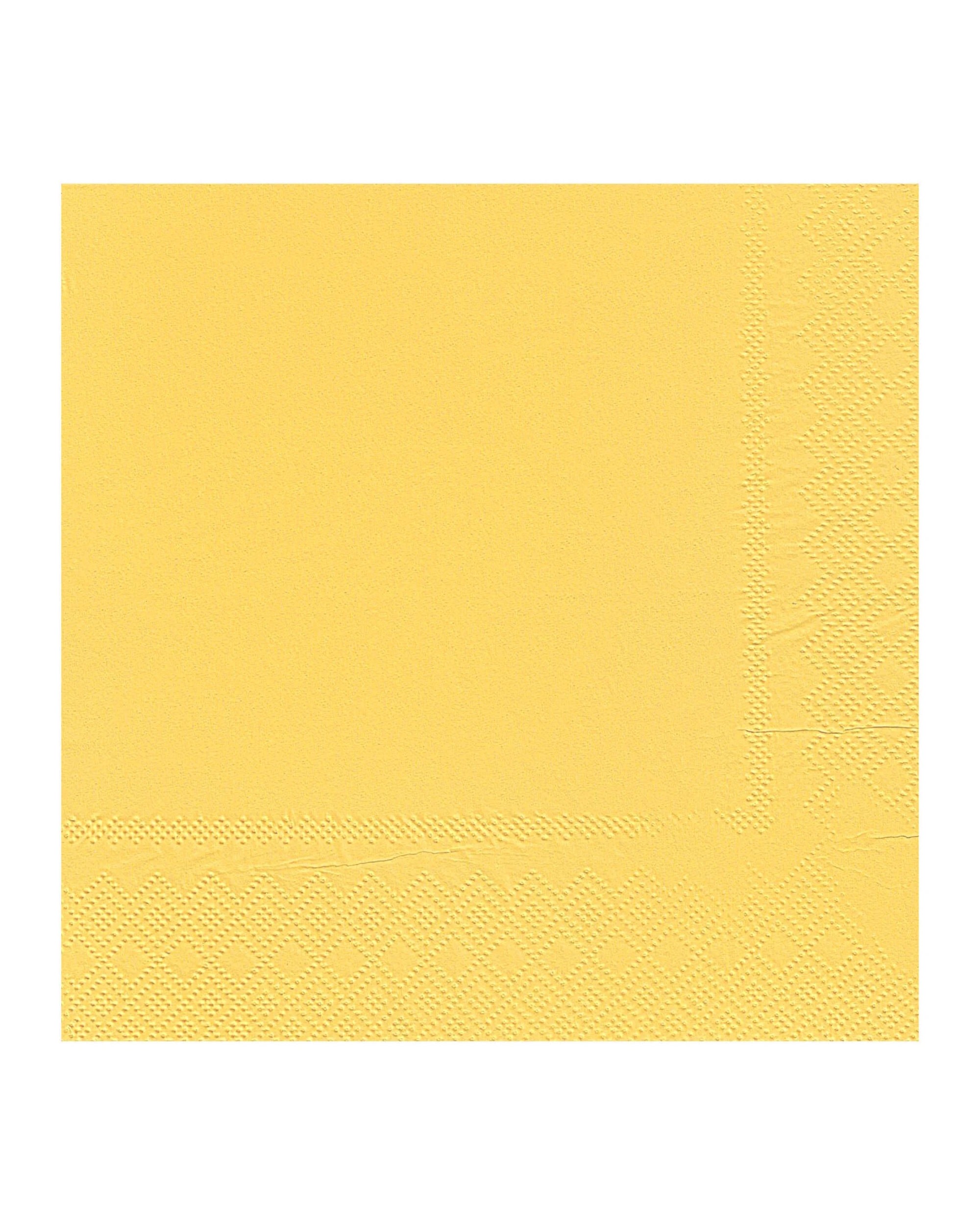 1 Alpen Yellow Cocktail Napkins Serviettes Bulk Pack of 50 - Yellow, 1 of 1