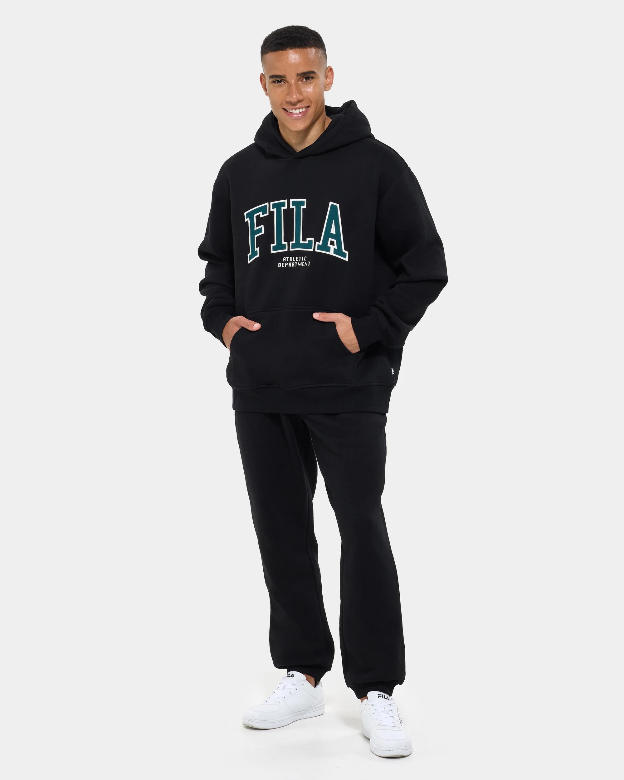 2 Fila Heavyweight Graphic Hoodie BLACK, 2 of 7