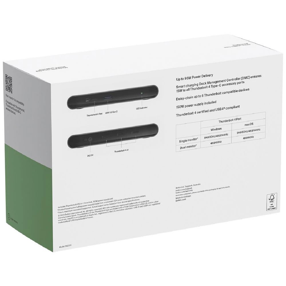 7 Belkin Connect Thunderbolt 4 5-in-1 Core Hub, 7 of 10