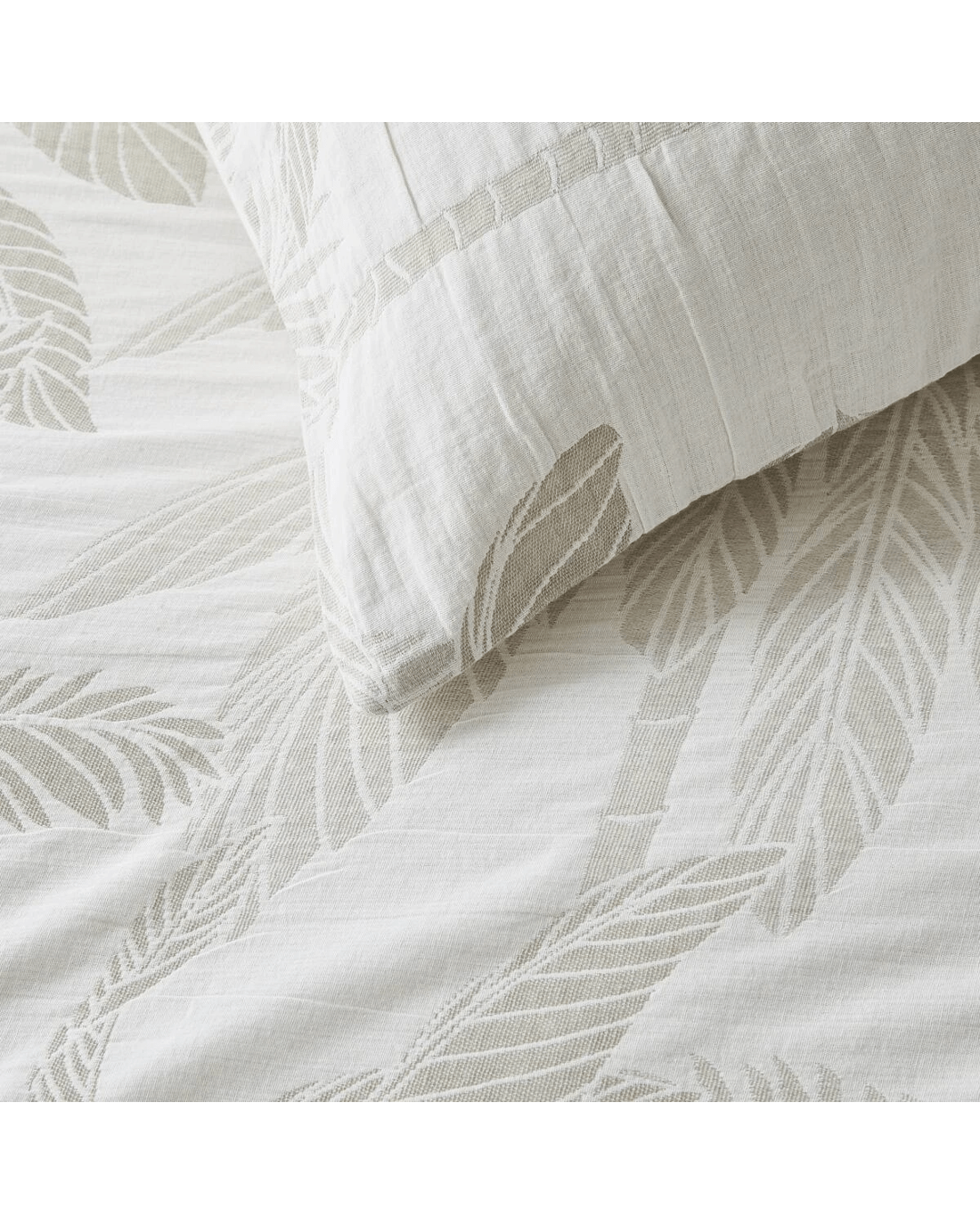 4 Palm Cotton Quilt Cover Set - King Bed, 4 of 6