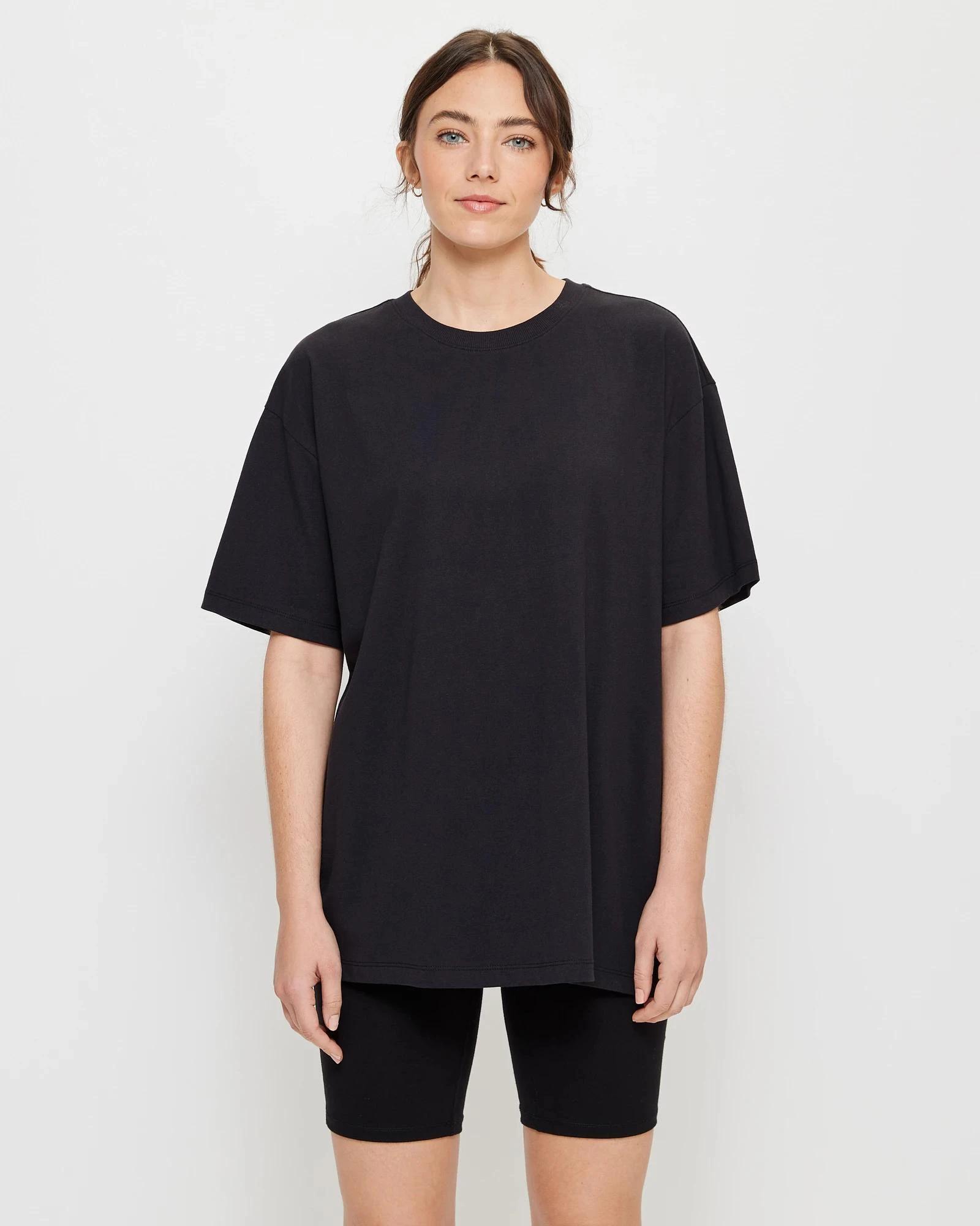 1 Target Active Oversized Jersey T-Shirt BLACK, 1 of 6