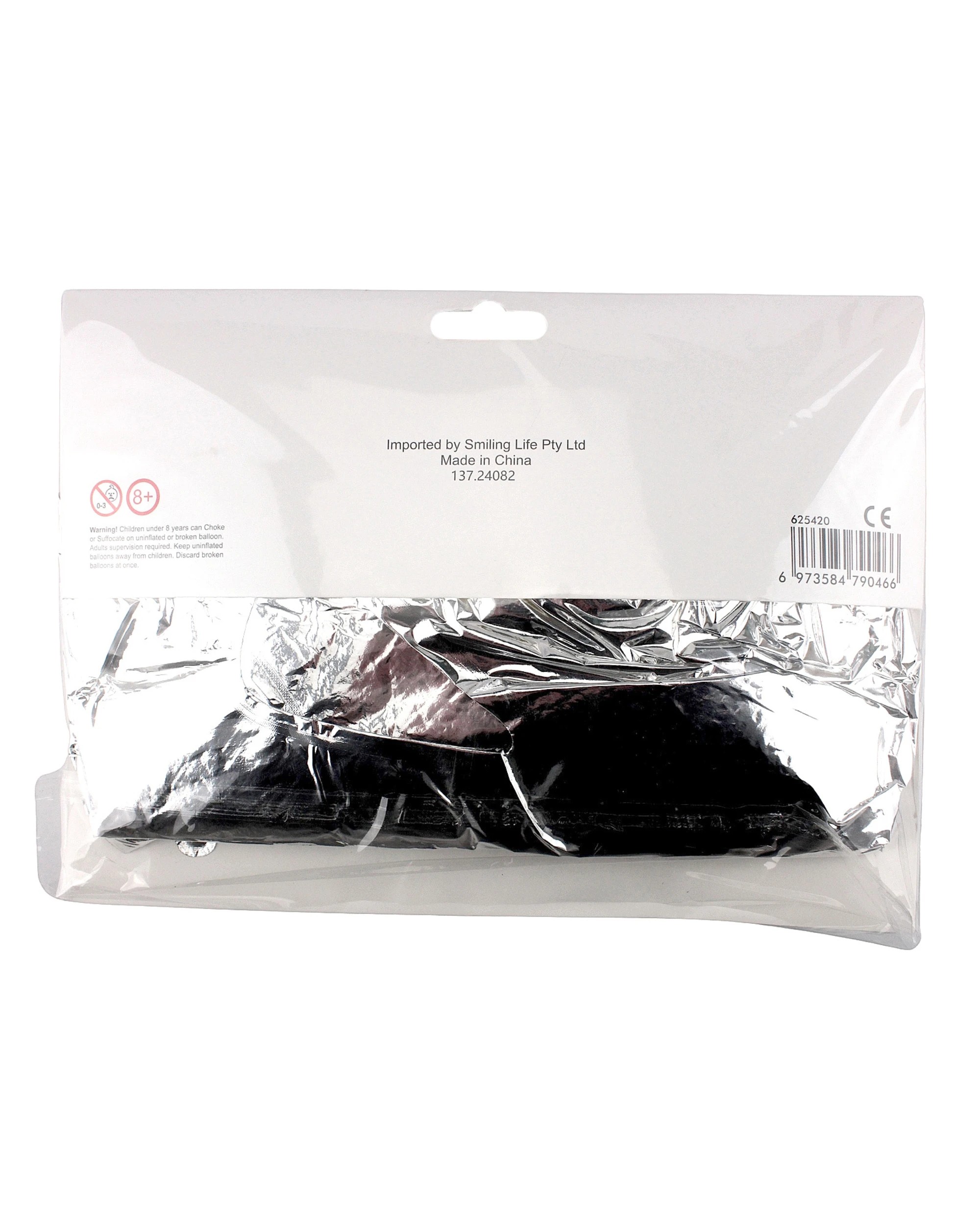 5 Partyrama Silver Happy Birthday Foil Letter Balloon Banner Air Fill - Silver, 5 of 5