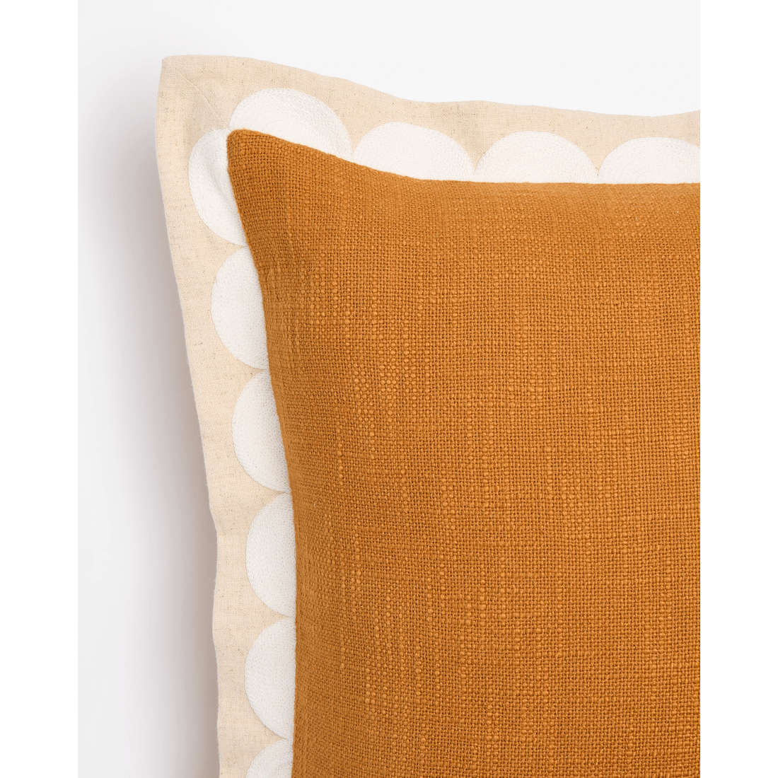 2 Target Sylvie Scallop Embroidered Cushion
 - Yellow, 2 of 5