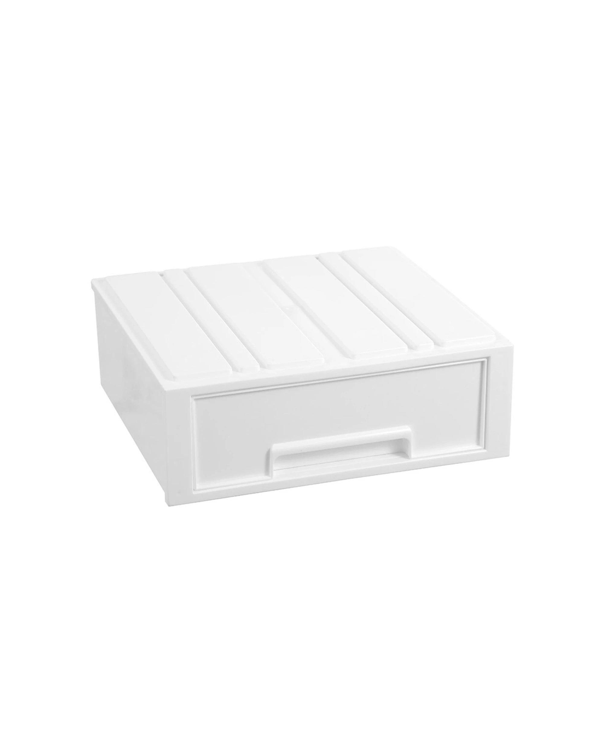 1 Boxsweden 28.5x26cm Stacking Drawer Organiser Stackable Storage Durable
 - white, 1 of 8