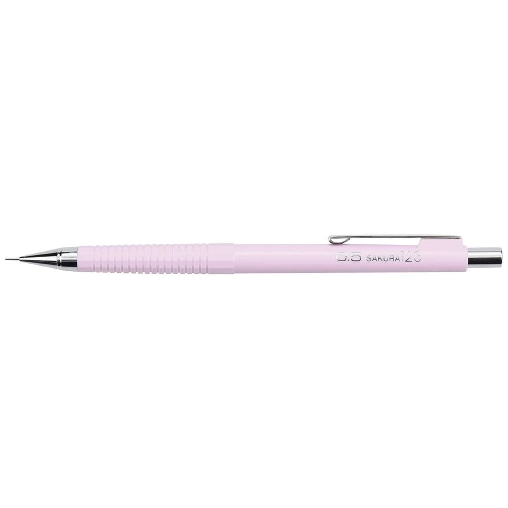 1 Sakura 125 Cushioned Mechanical Pencil 0.5mm Pastel Pink, 1 of 2