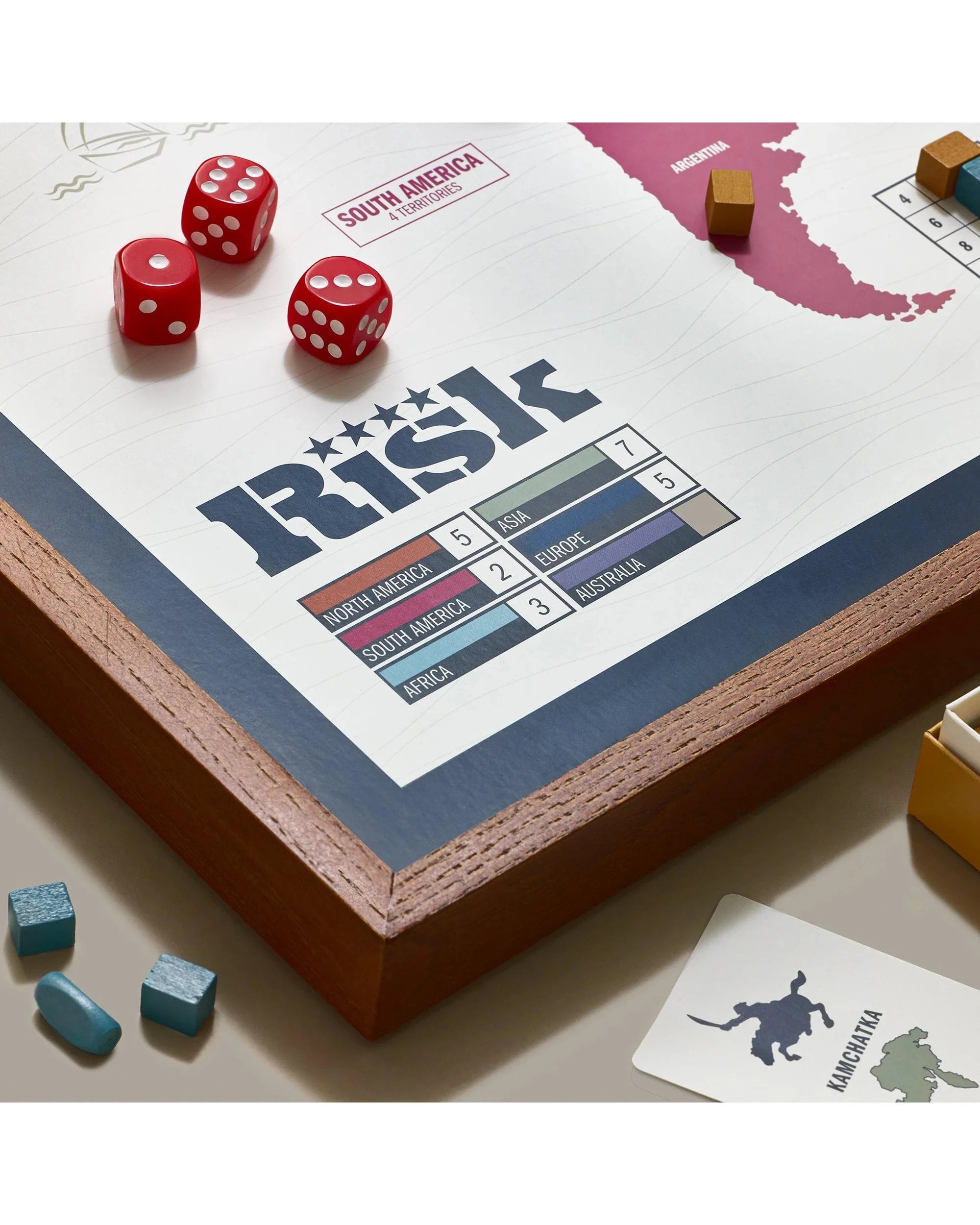 6 Risk Grand Folding Edition Board Game, 6 of 7