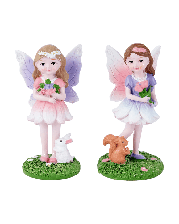2 Pack Fairy Garden: Fairies