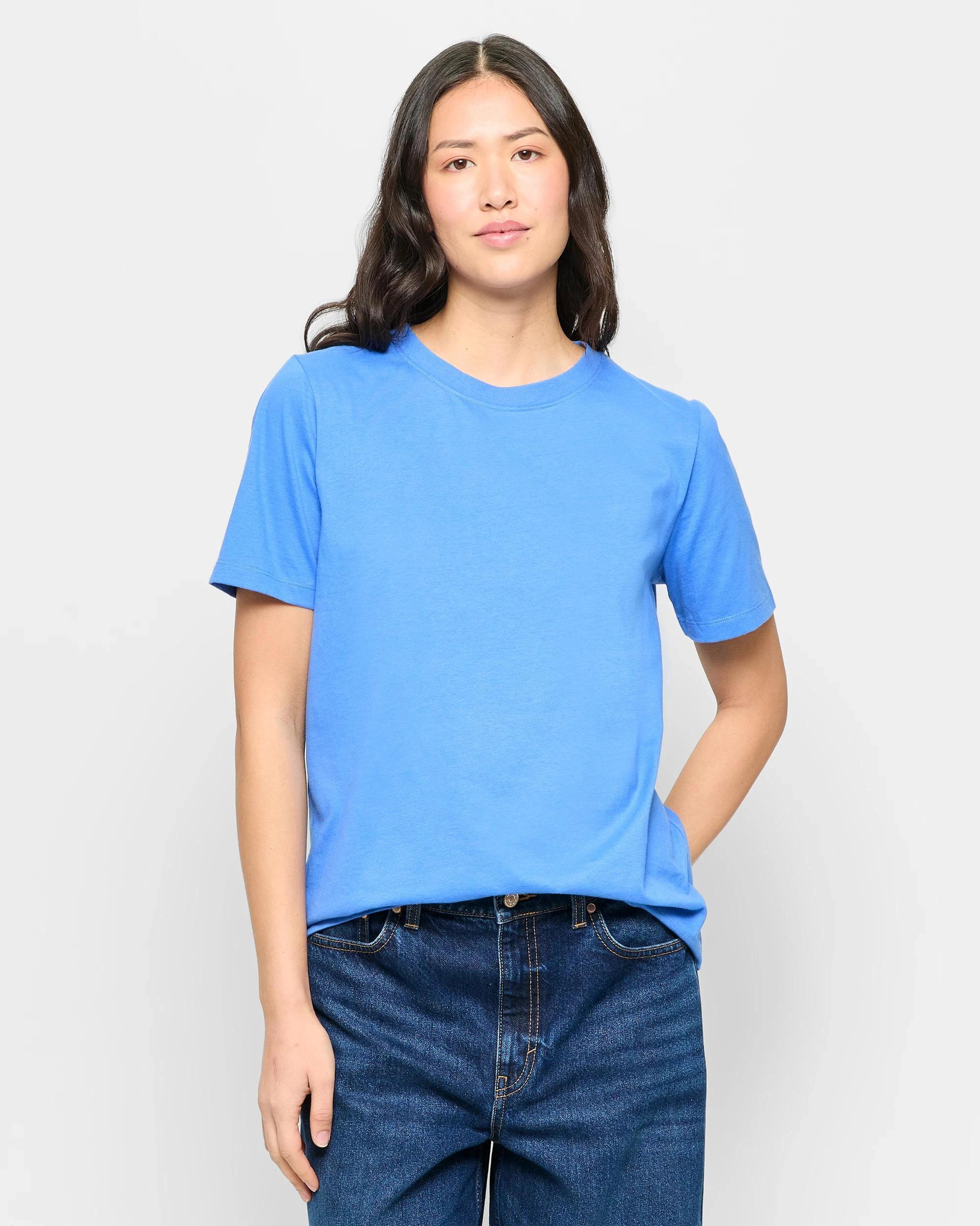 1 Target Woman Australian Cotton Classic T-Shirt STRONG BLUE, 1 of 5