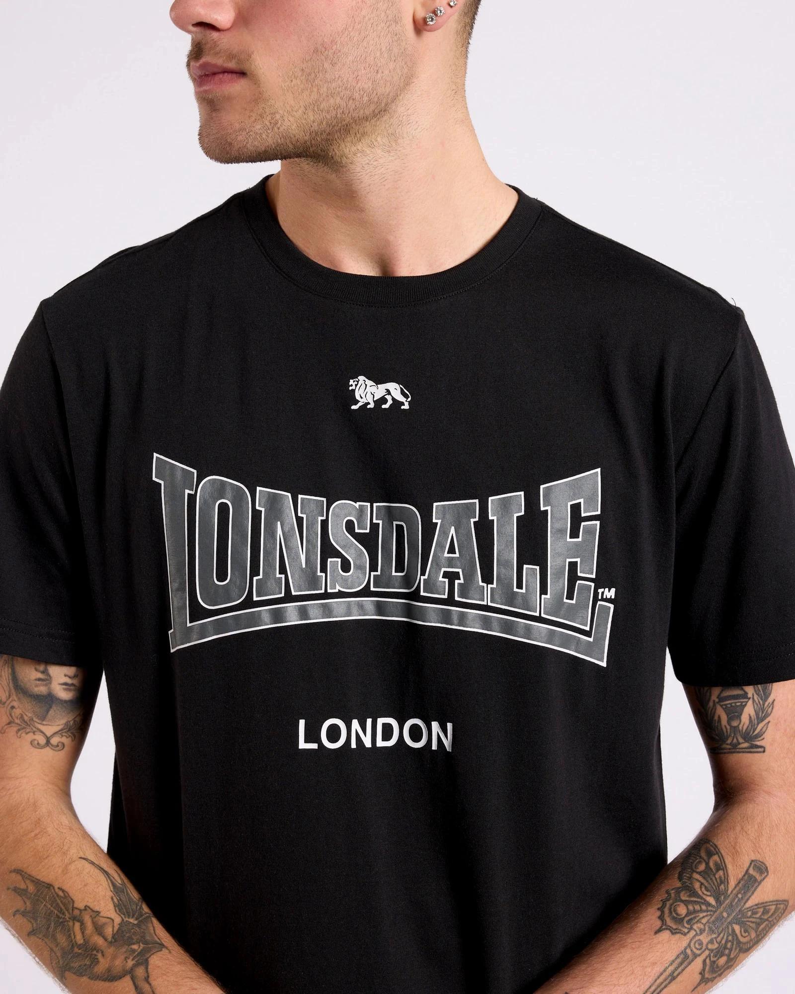 2 London T-Shirt - Lonsdale London BLACK, 2 of 5
