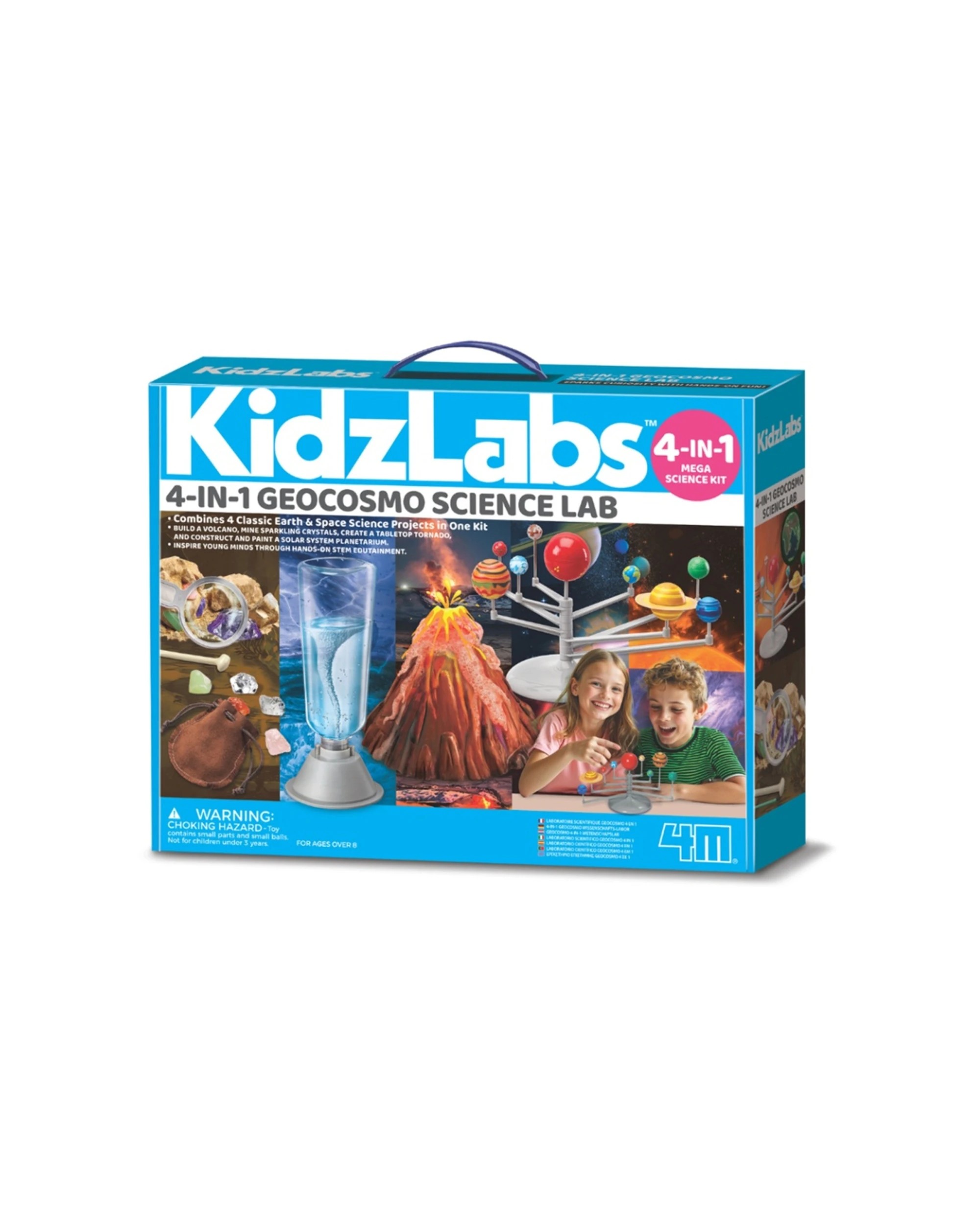 1 4M Kidzlabs 4 In 1 Geocosmo Science Lab Educational Play Kit Toy, 1 of 3
